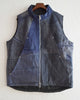 Nasngwam. ナスングワム / FACTORY VEST ファクトリーベスト Lsize (NAVY ネイビー)