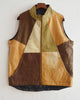 Nasngwam. ナスングワム / FACTORY VEST ファクトリーベスト Msize (BROWN ブラウン)