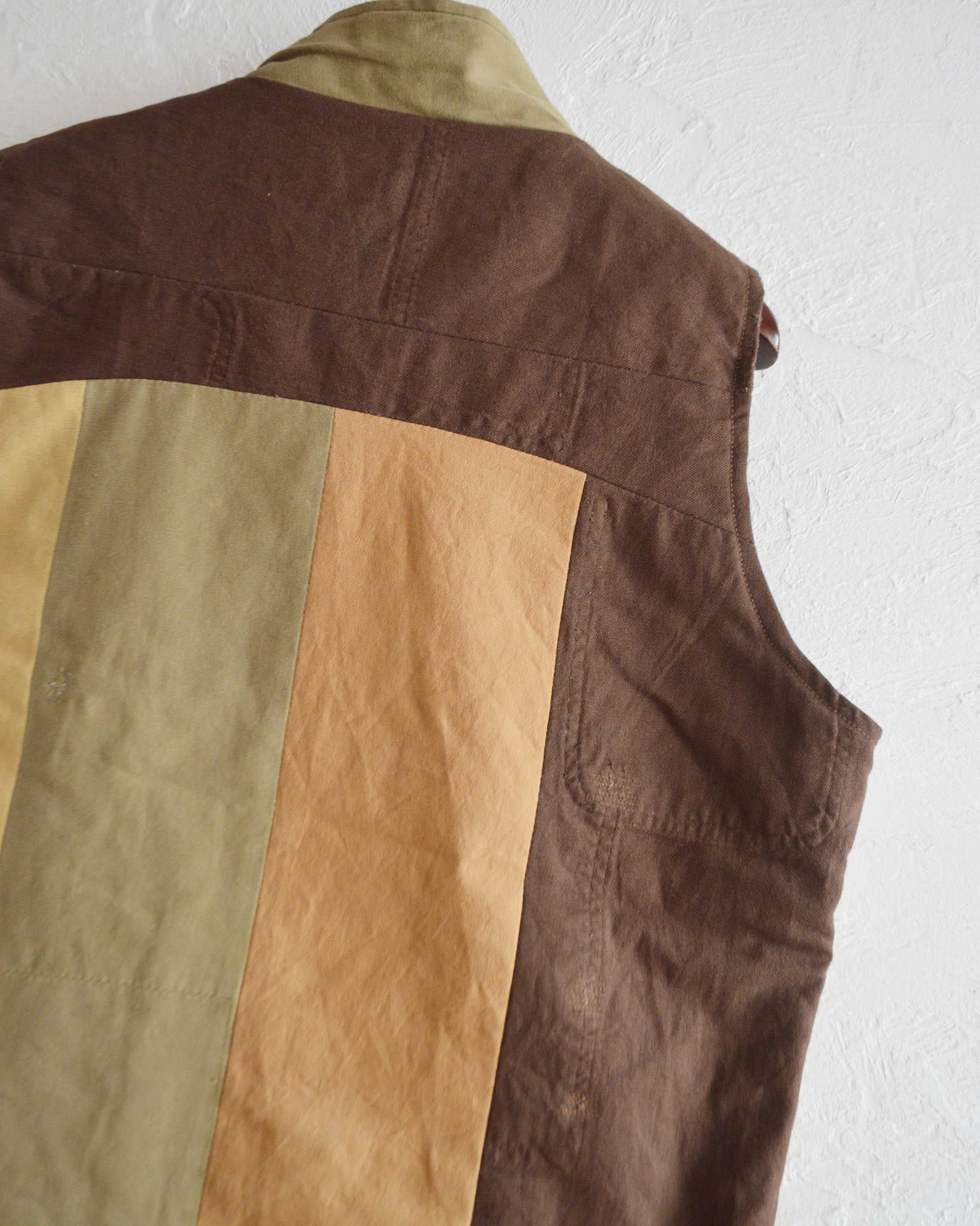 Nasngwam. ナスングワム / FACTORY VEST ファクトリーベスト Msize (BROWN ブラウン)