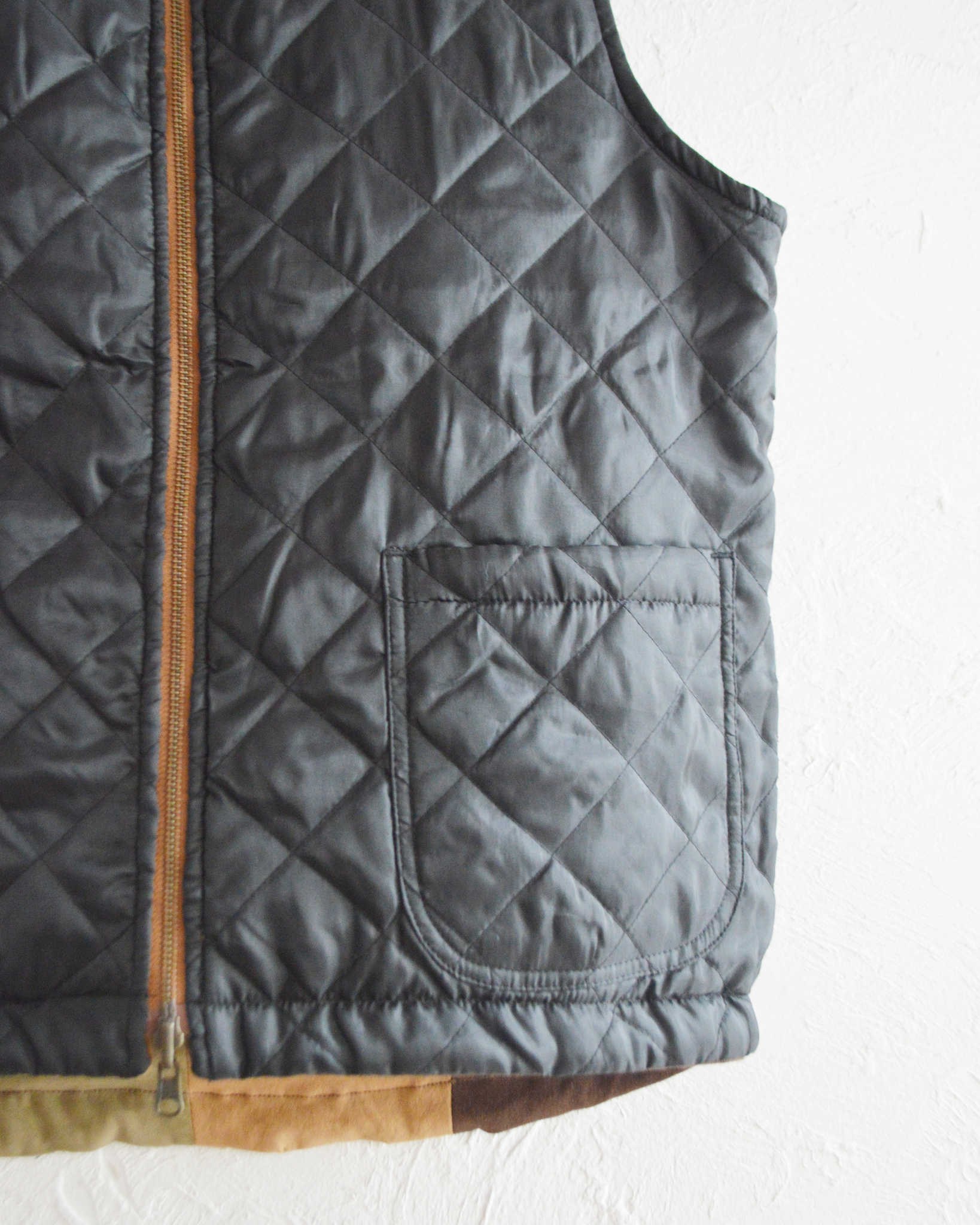 Nasngwam. ナスングワム / FACTORY VEST ファクトリーベスト Msize (BROWN ブラウン)