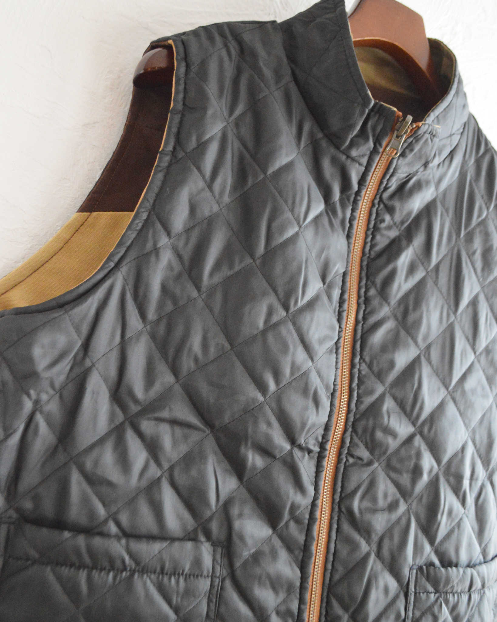 Nasngwam. ナスングワム / FACTORY VEST ファクトリーベスト Msize (BROWN ブラウン)
