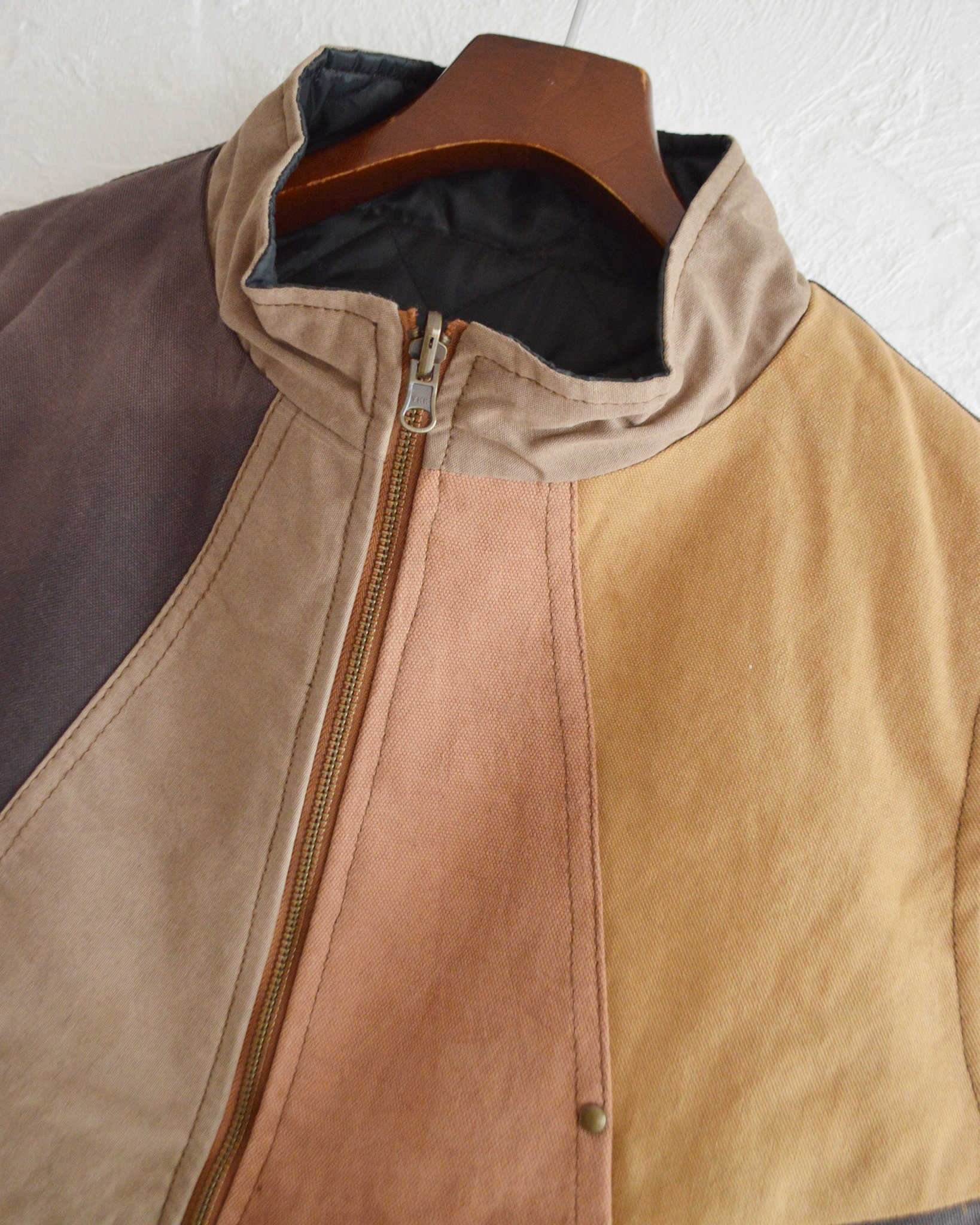Nasngwam. ナスングワム / FACTORY VEST ファクトリーベスト Lsize (BROWN ブラウン)
