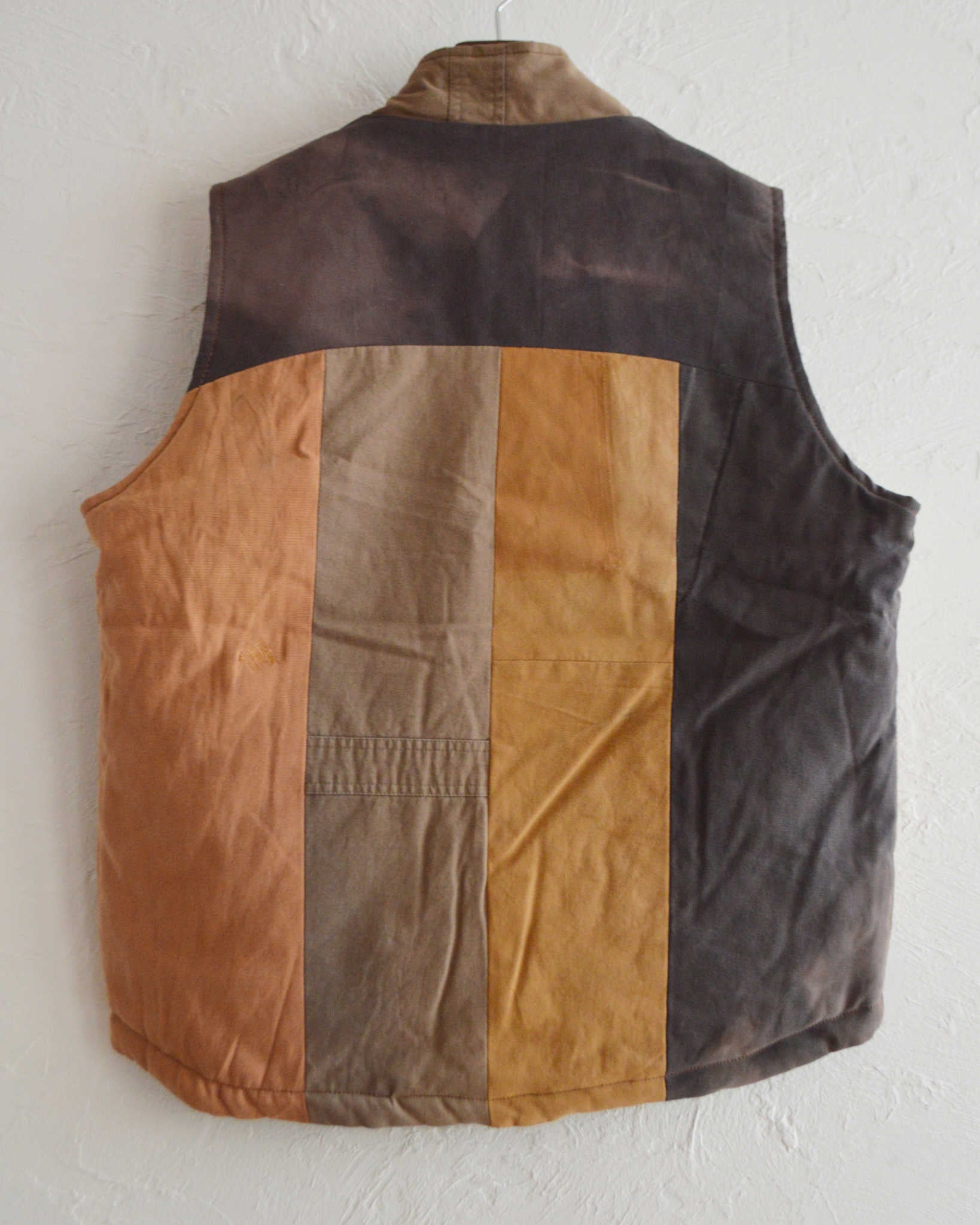 Nasngwam. ナスングワム / FACTORY VEST ファクトリーベスト Lsize (BROWN ブラウン)