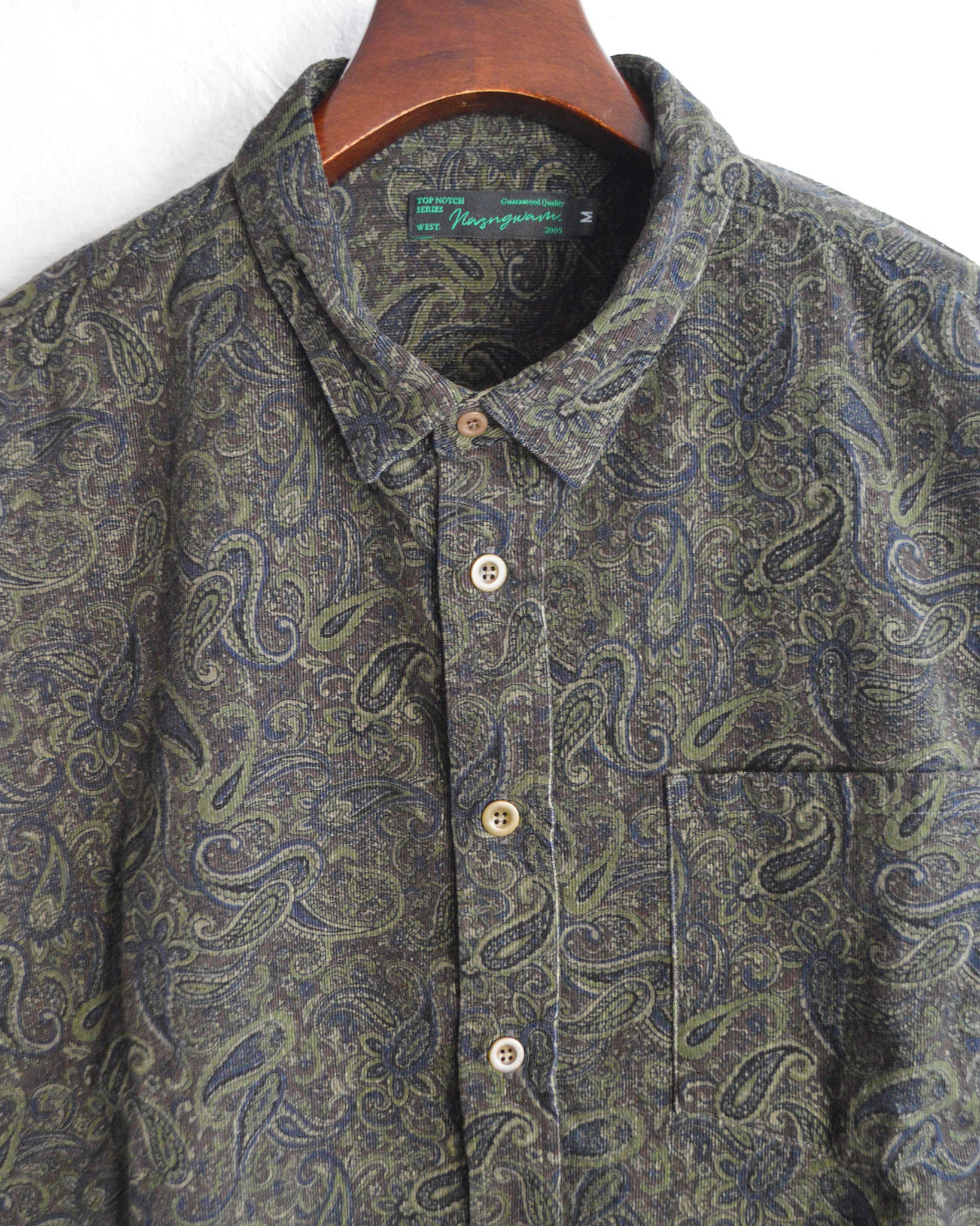 Nasngwam. ナスングワム / RAGE SHIRTS レイジシャツ (BROWN ブラウン)