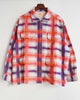 IMPRESTORE インプレストア / J.FOX ジェイフォックス | Printed flannel shirt プリントフランネルシャツ (RED/NAVY  レッドネイビー)