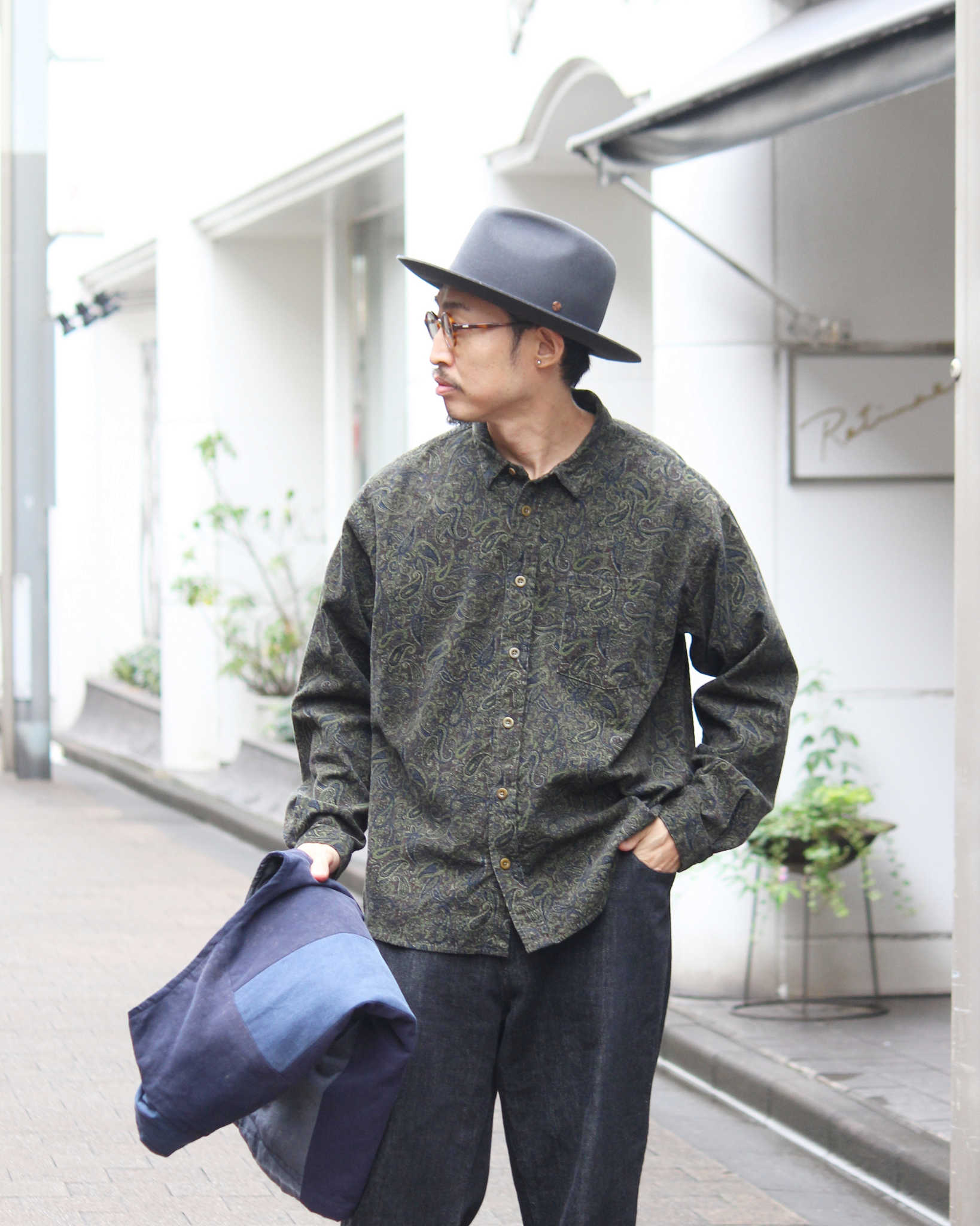 Nasngwam. ナスングワム / RAGE SHIRTS レイジシャツ (BROWN ブラウン)