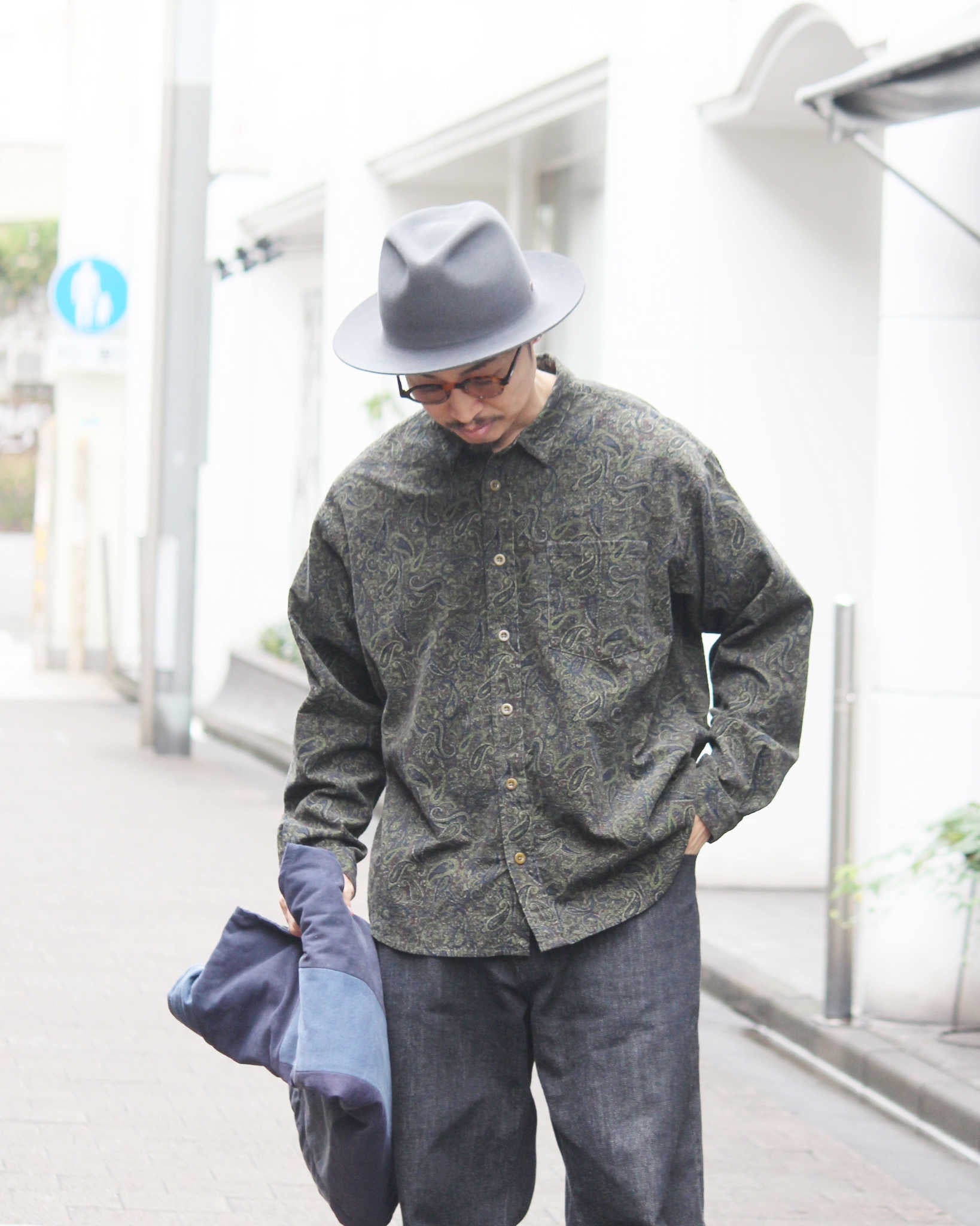 Nasngwam. ナスングワム / RAGE SHIRTS レイジシャツ (BROWN ブラウン)