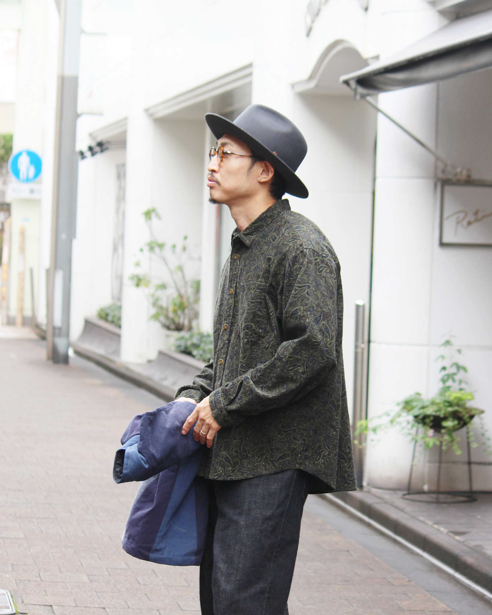 Nasngwam. ナスングワム / RAGE SHIRTS レイジシャツ (BROWN ブラウン)
