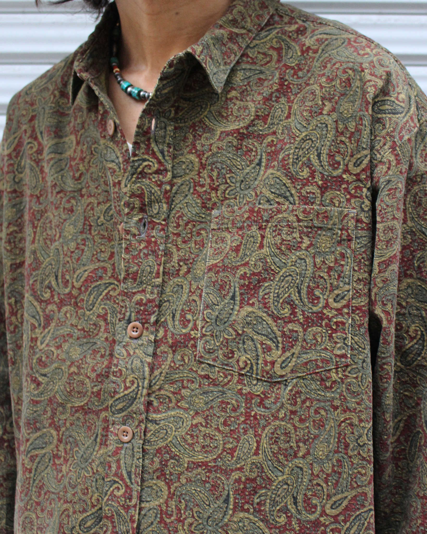 Nasngwam. ナスングワム / RAGE SHIRTS レイジシャツ (BURGUNDY バーガンディー)