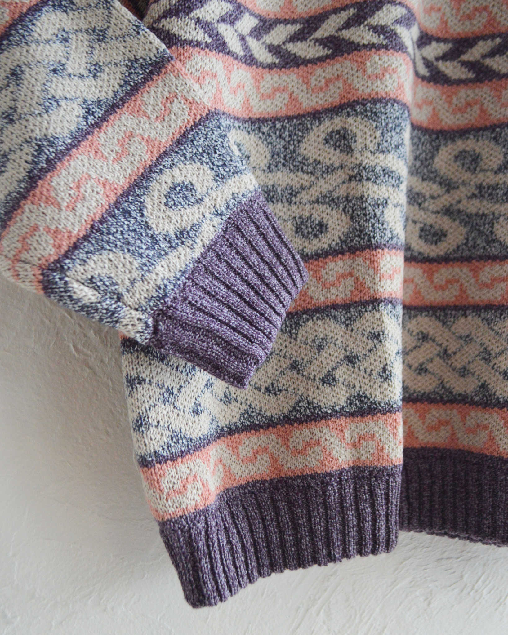 Nasngwam. ナスングワム / BRAID KNIT ブレイドニット (PURPLLE パープル)