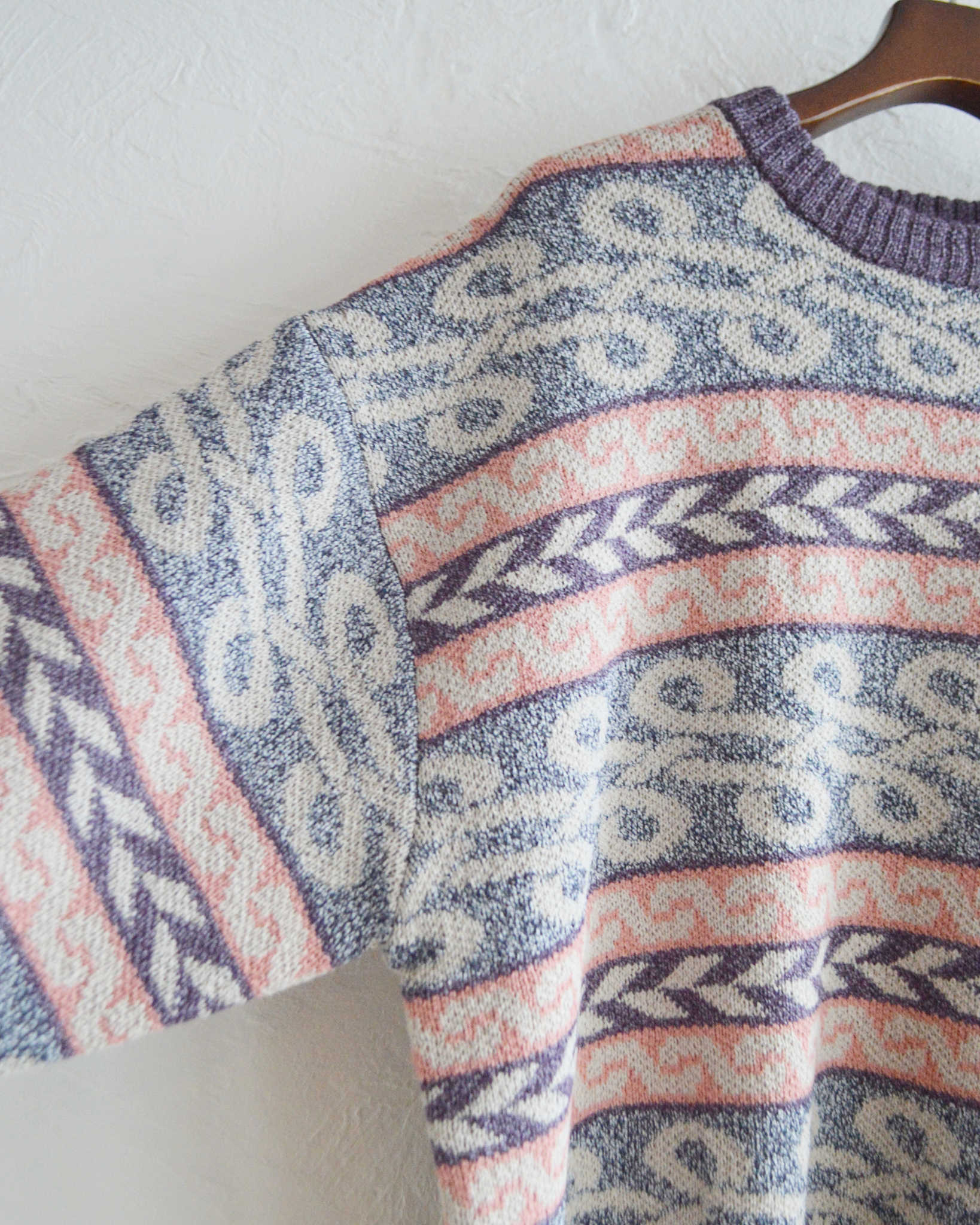 Nasngwam. ナスングワム / BRAID KNIT ブレイドニット (PURPLLE パープル)