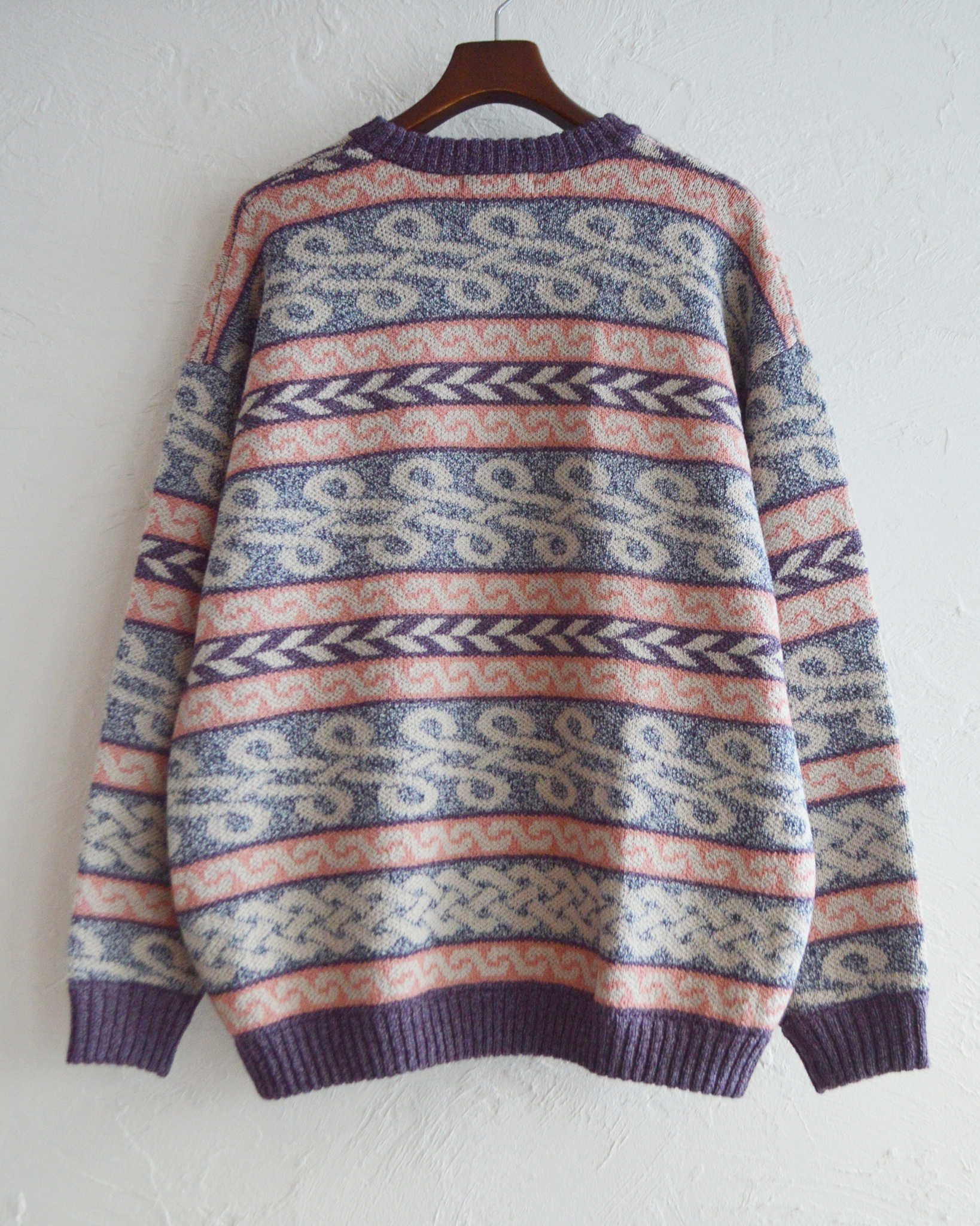 Nasngwam. ナスングワム / BRAID KNIT ブレイドニット (PURPLLE パープル)