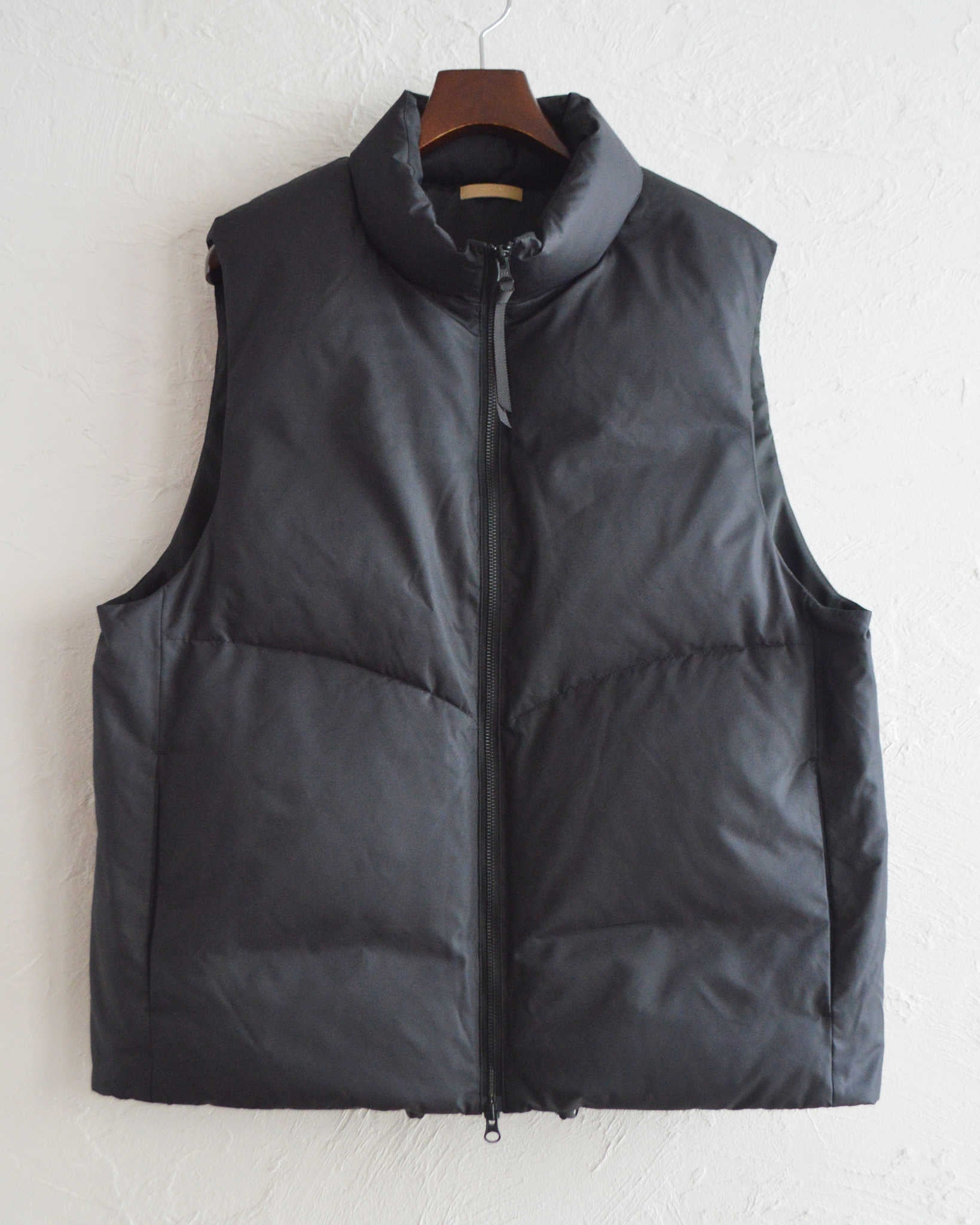 LAMOND ラモンド / CURVY QUIRT DOWN VEST カーヴィーキルトダウンベスト (BLACK ブラック)