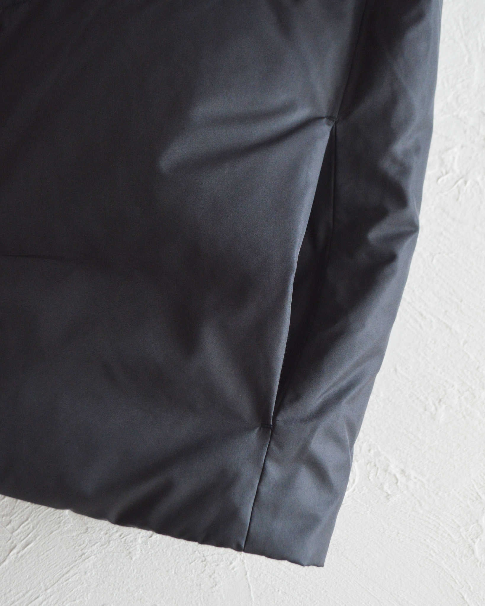 LAMOND ラモンド / CURVY QUIRT DOWN VEST カーヴィーキルトダウンベスト (BLACK ブラック)