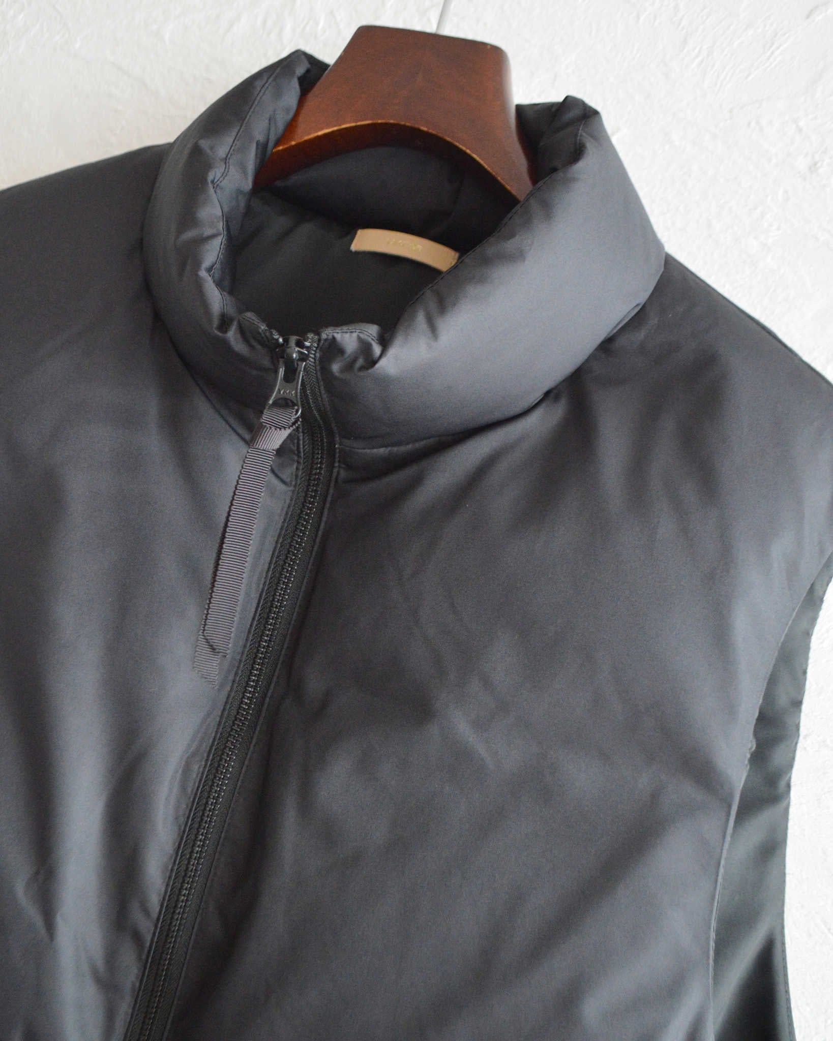 LAMOND ラモンド / CURVY QUIRT DOWN VEST カーヴィーキルトダウンベスト (BLACK ブラック)