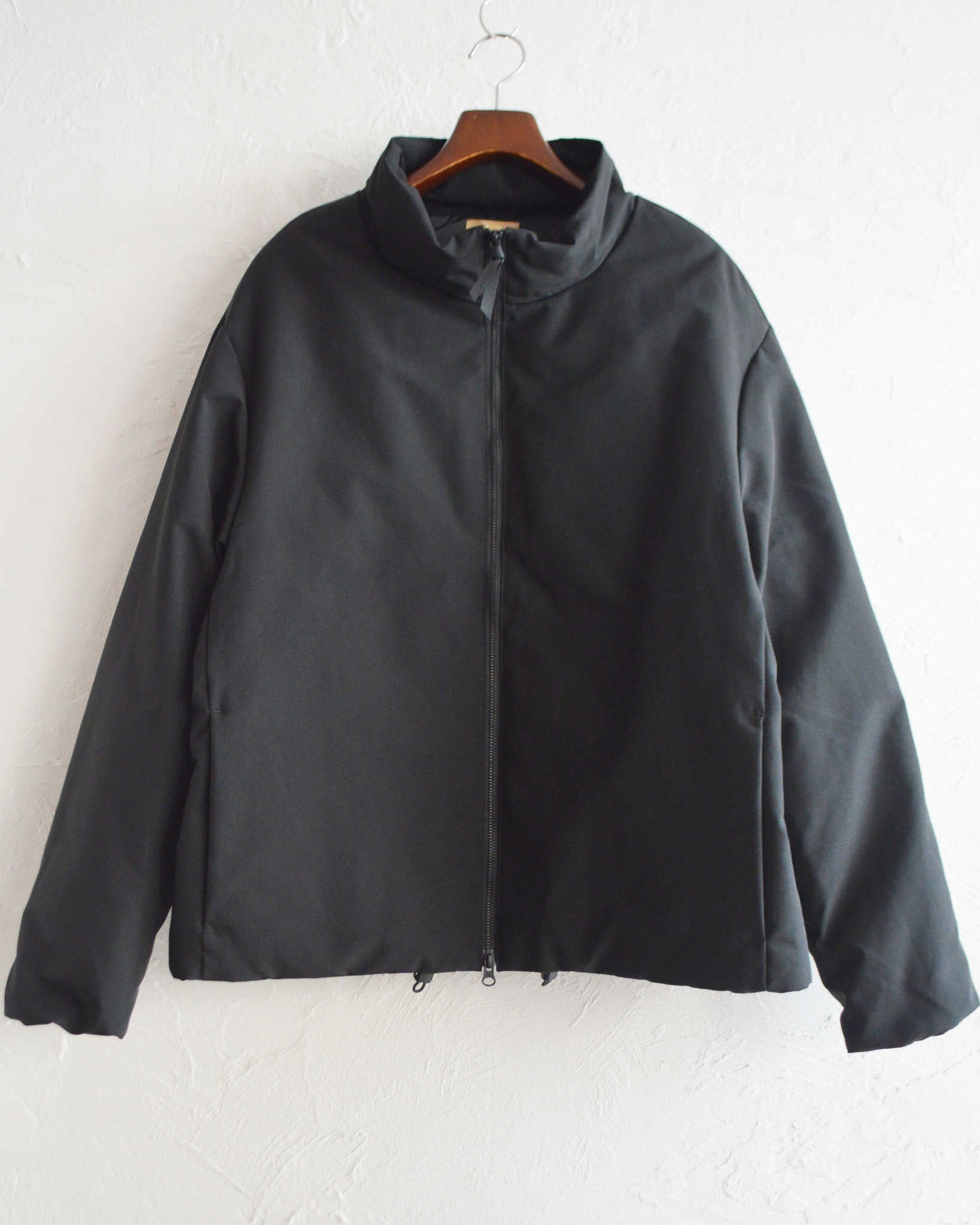 LAMOND ラモンド / WEATHER CLOTH DOWN BLOUSON ウェザークロスダウンブルゾン (BLACK ブラック)