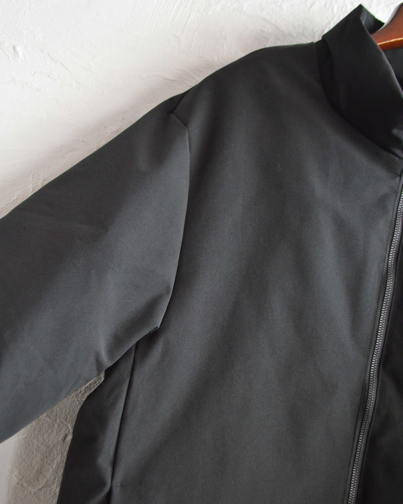 LAMOND ラモンド / WEATHER CLOTH DOWN BLOUSON ウェザークロスダウンブルゾン (BLACK ブラック)