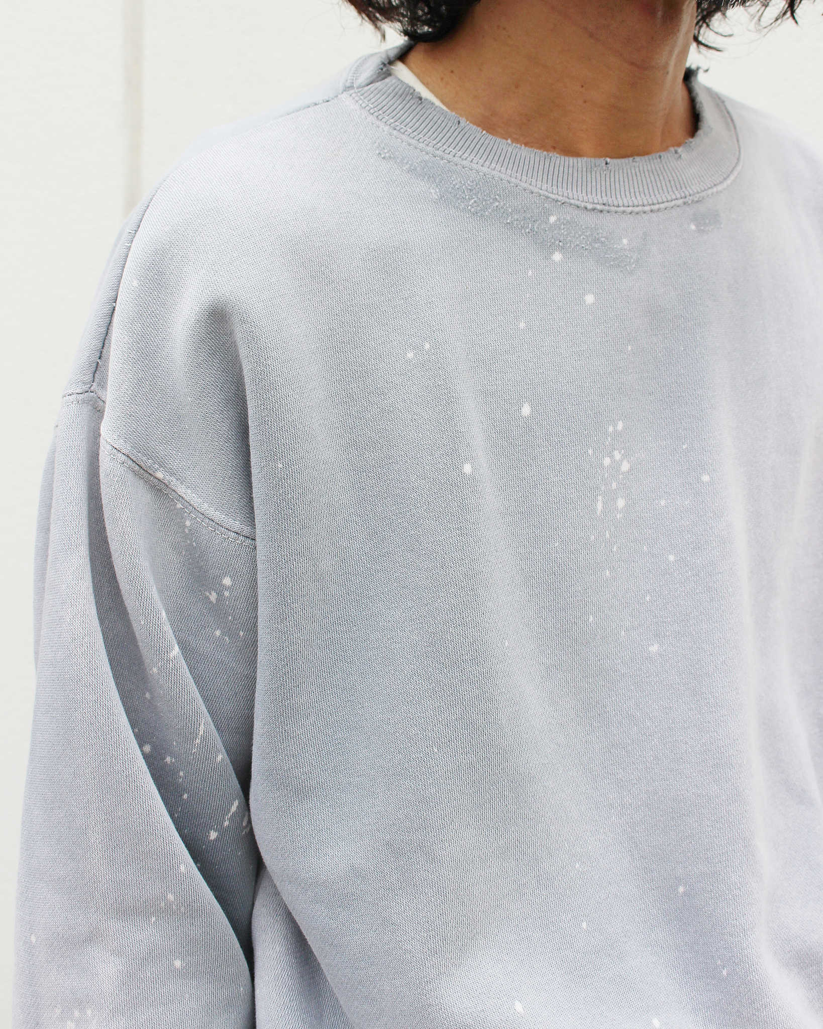 MOOJIMOOJI ムージームージー / CLASSIC CREW NECK クラシッククルーネック (GRAY グレー)