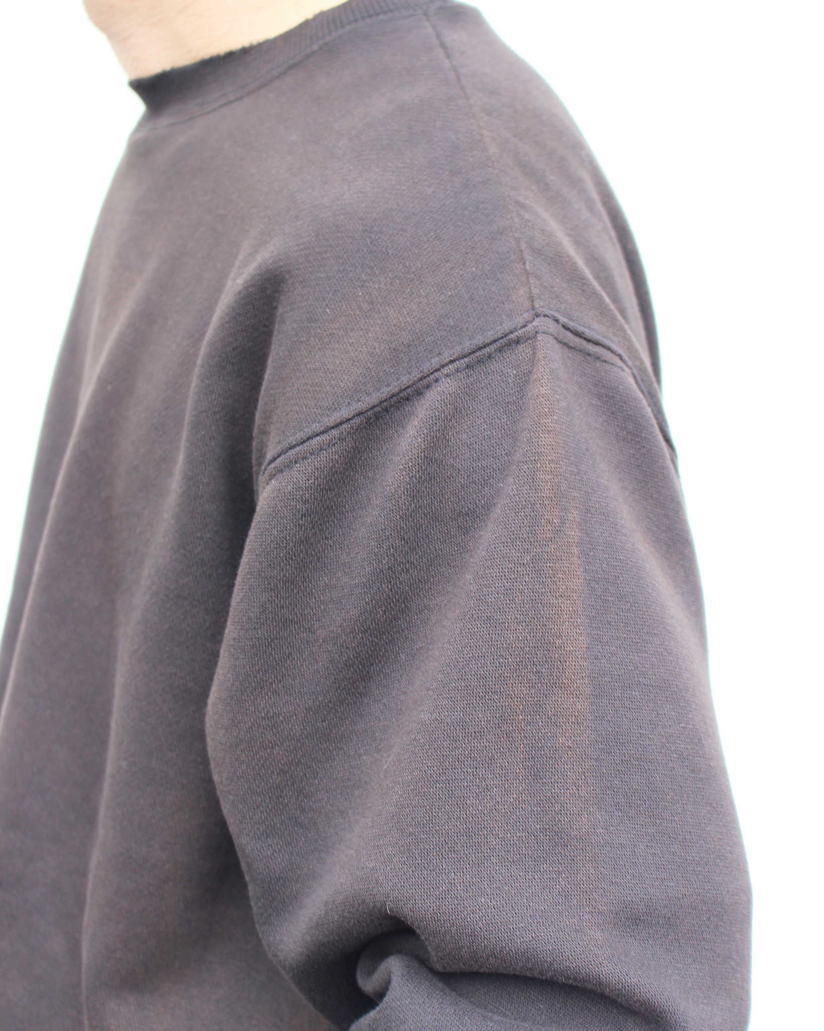 MOOJIMOOJI ムージームージー / CLASSIC CREW NECK クラシッククルーネック (BLACK ブラック)