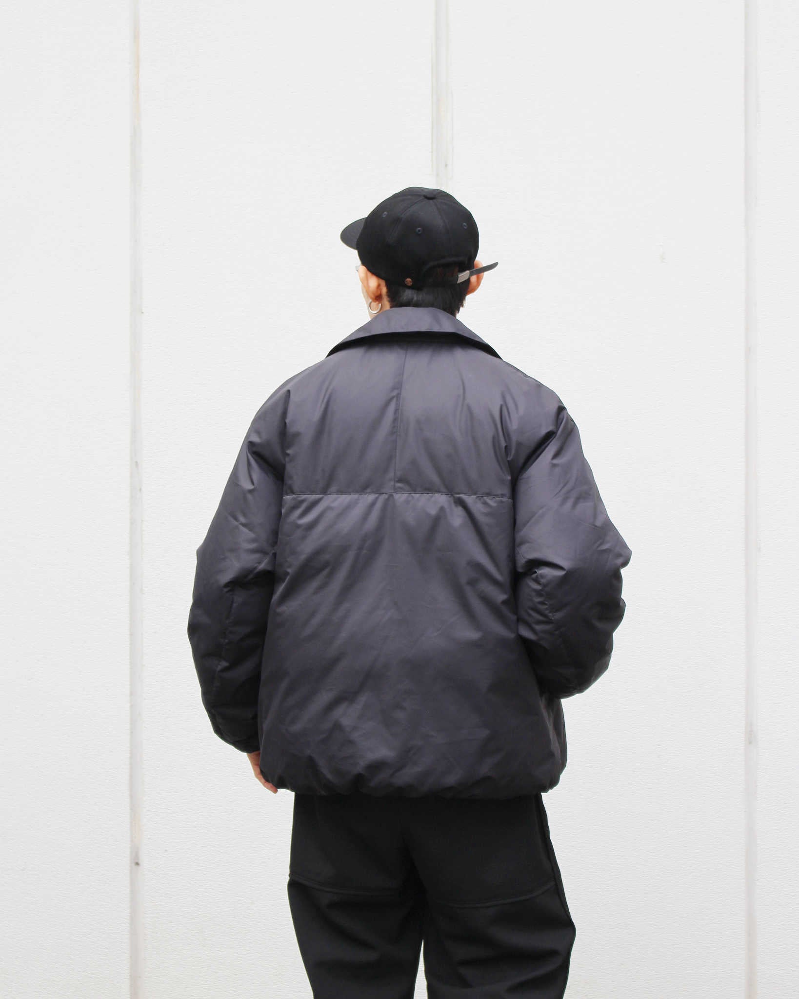 LAMOND ラモンド / SOUTIEN COLLAR DOWN JACKET ステンカラーダウンジャケット (BLACK ブラック)