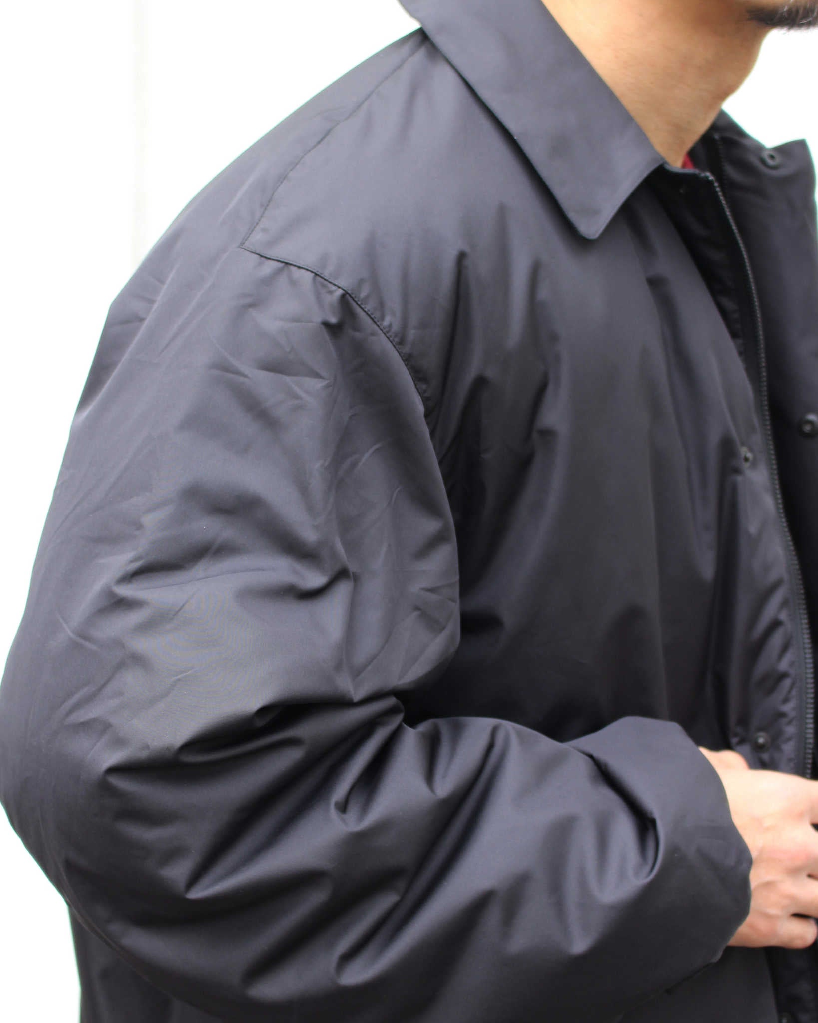 LAMOND ラモンド / SOUTIEN COLLAR DOWN JACKET ステンカラーダウンジャケット (BLACK ブラック)