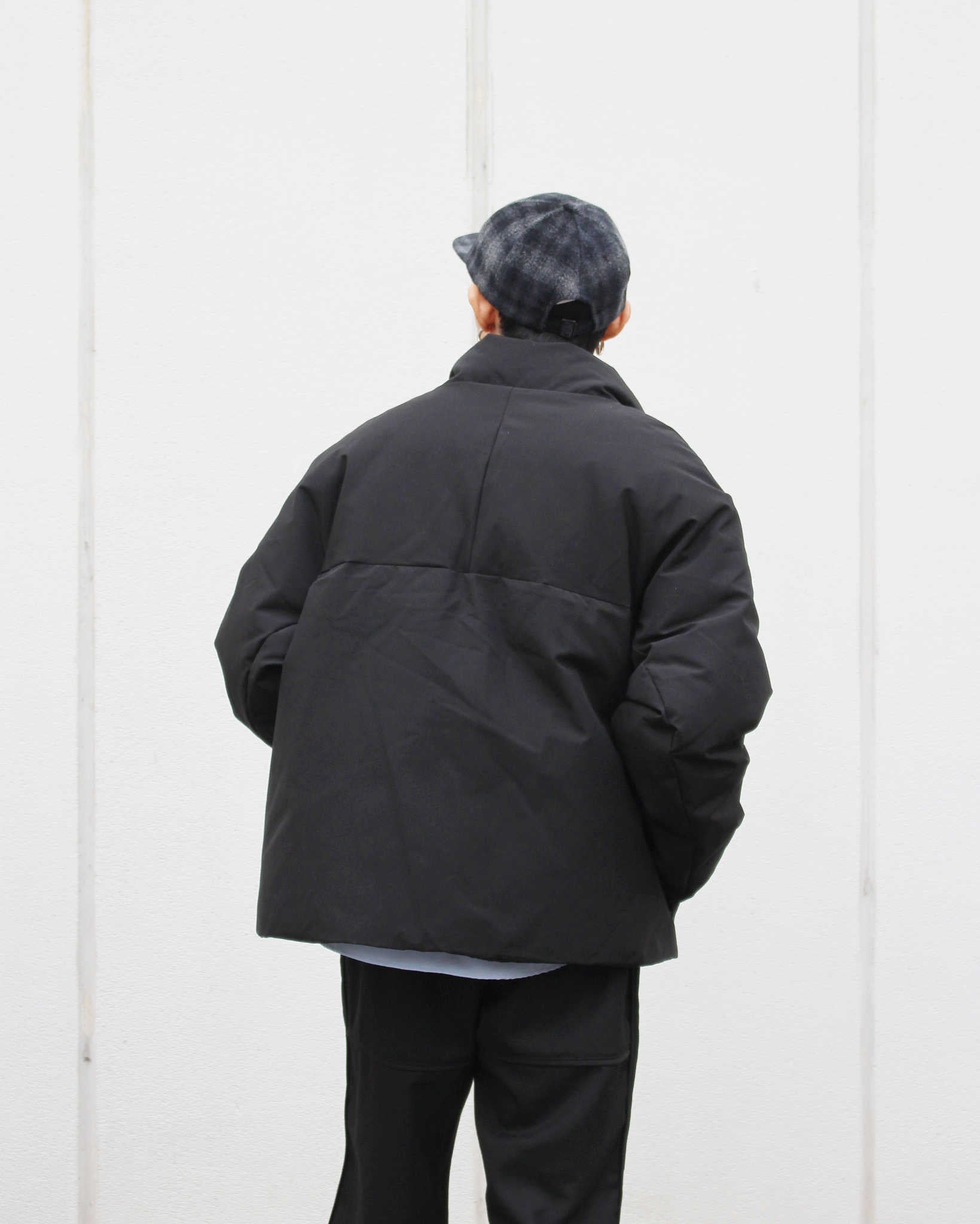LAMOND ラモンド / WEATHER CLOTH DOWN BLOUSON ウェザークロスダウンブルゾン (BLACK ブラック)