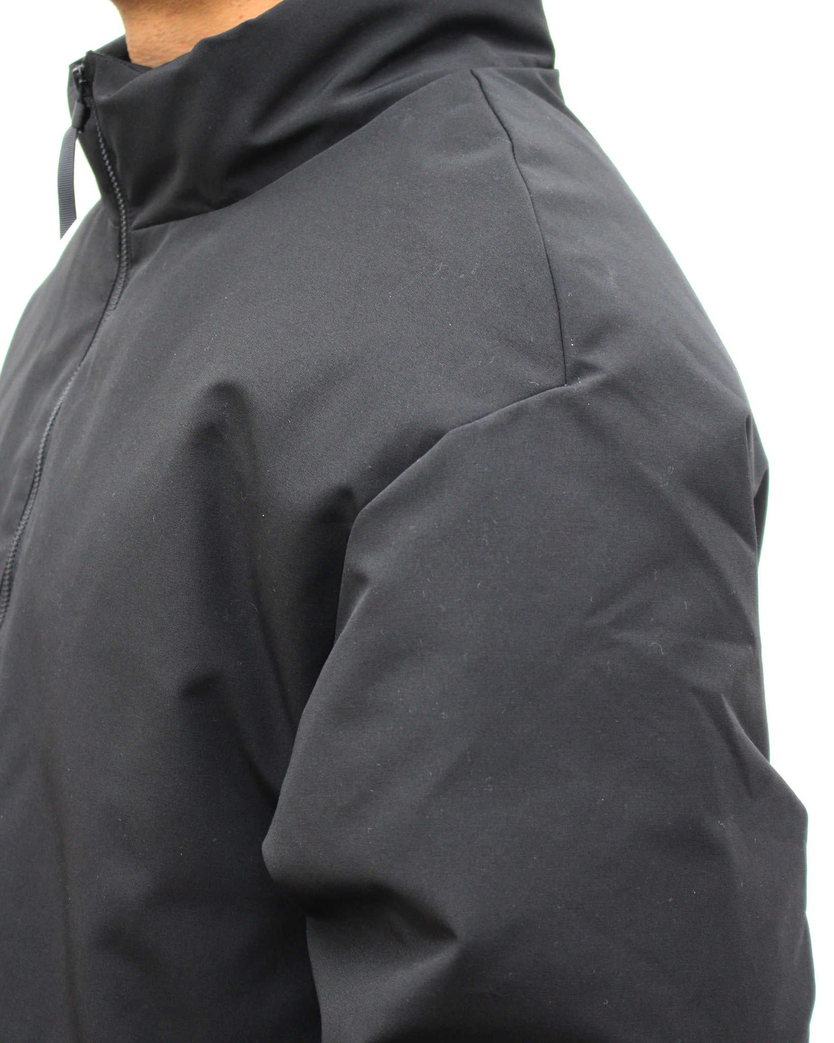 LAMOND ラモンド / WEATHER CLOTH DOWN BLOUSON ウェザークロスダウンブルゾン (BLACK ブラック)