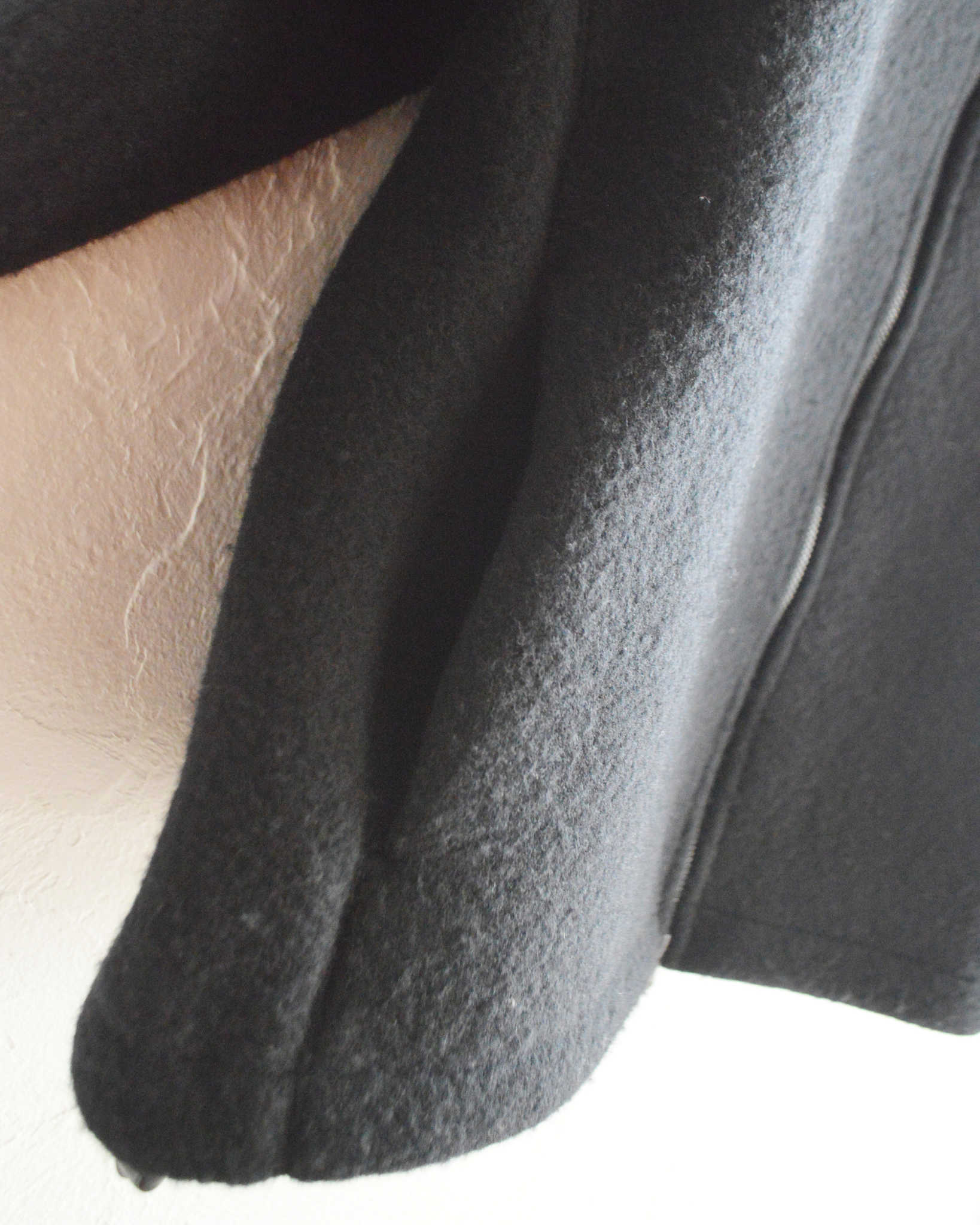 LAMOND ラモンド/ WOOL FLEECE BLOUSON ウールフリースブルゾン (BLACK ブラック)