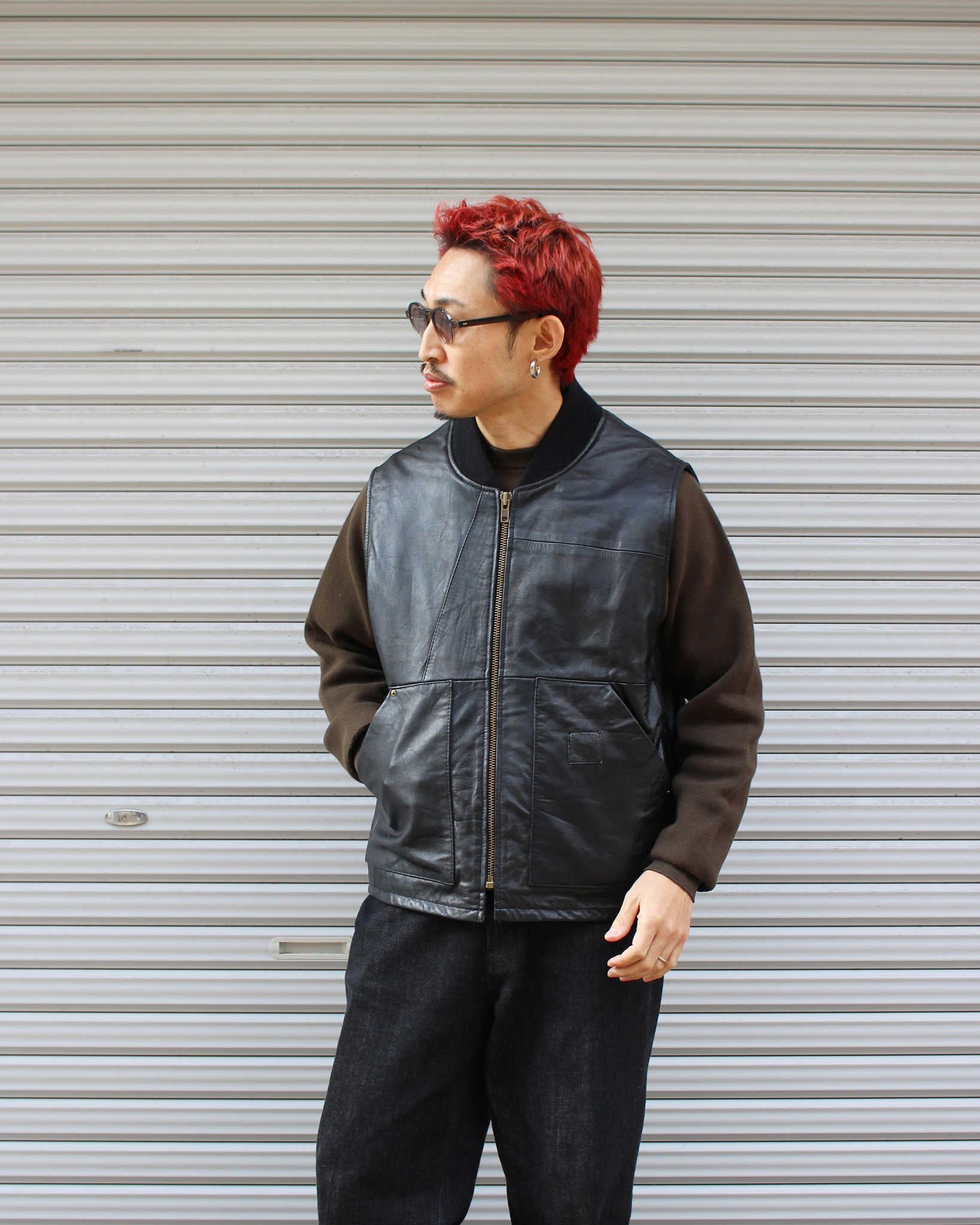 Nasngwam. ナスングワム / ACTUALLY CREW アクチュアリークルー (DARK OLIVE ダークオリーブ)