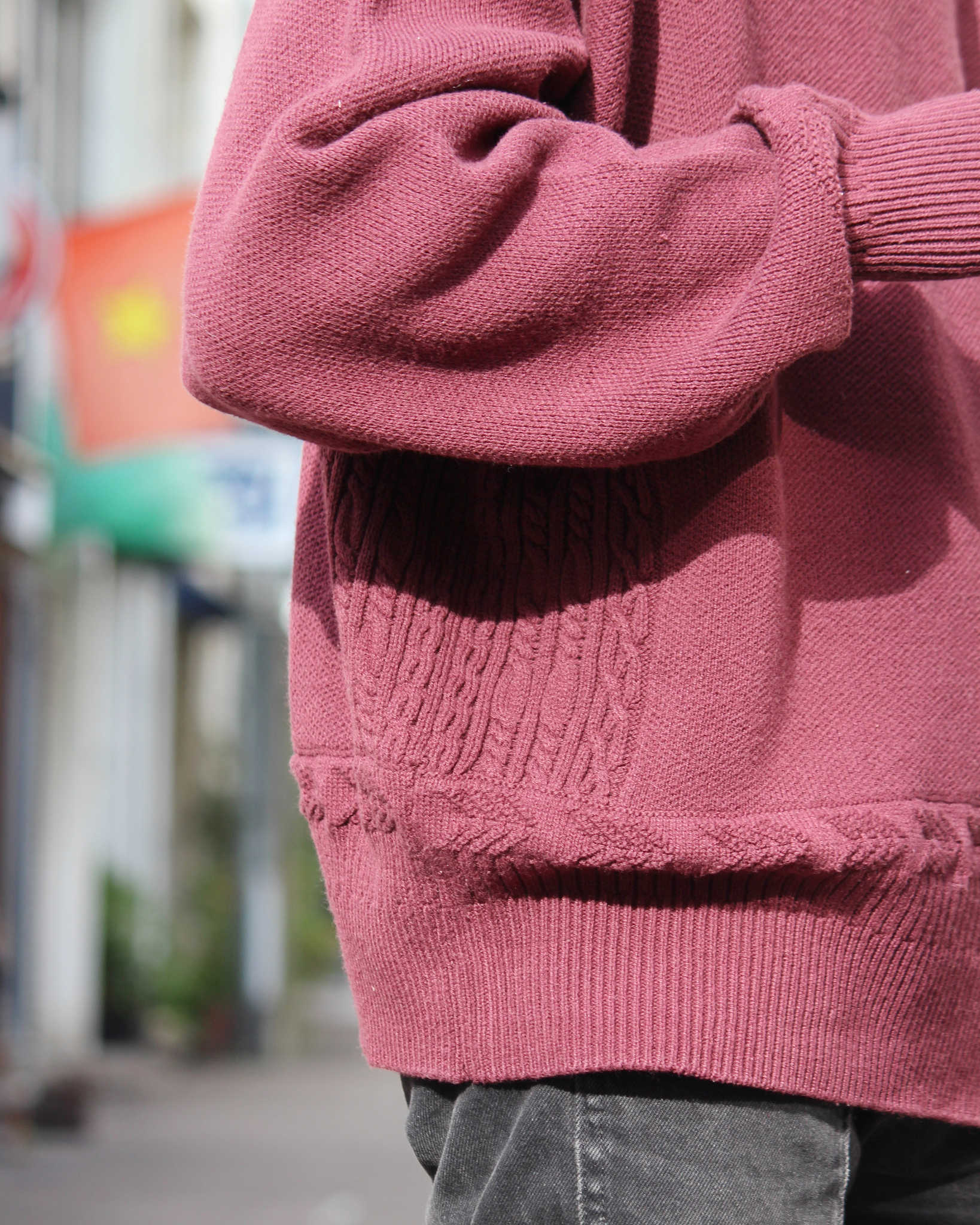 Nasngwam. ナスングワム / ACTUALLY PARKA アクチュアリーパーカー (BURGUNDY バーガンディー)