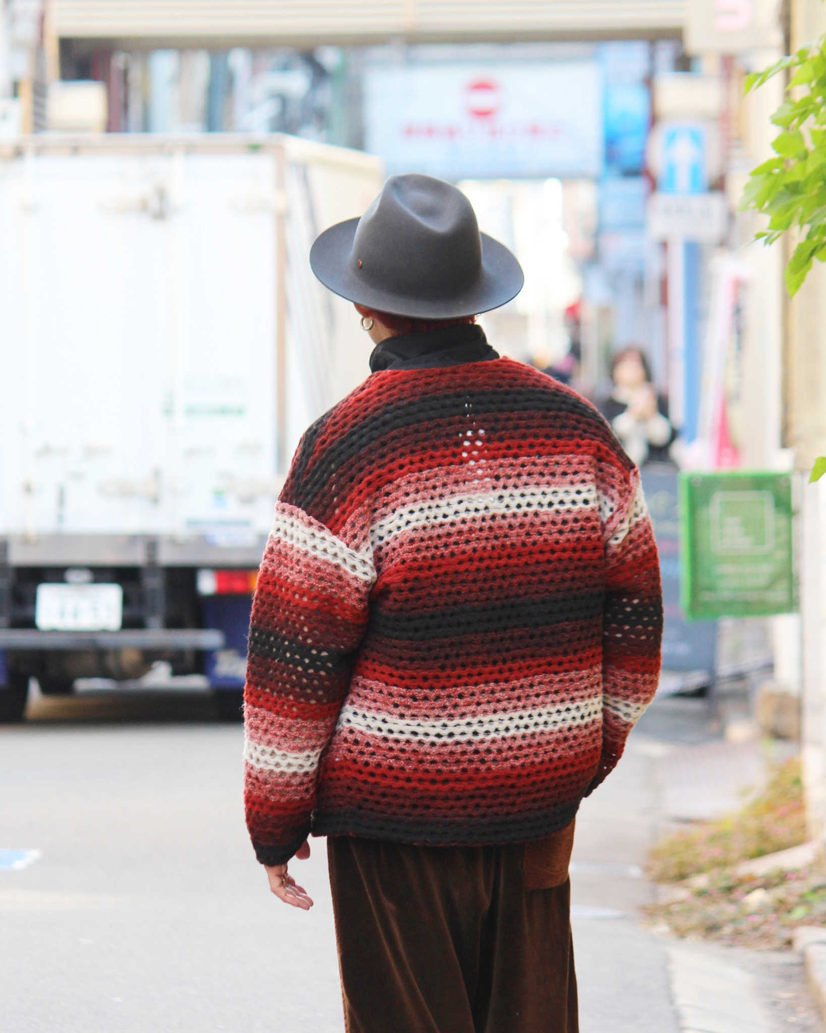 Nasngwam. ナスングワム / ZIGGY CARDIGAN ジギーカーディガン (BURGUNDY バーガンディー)