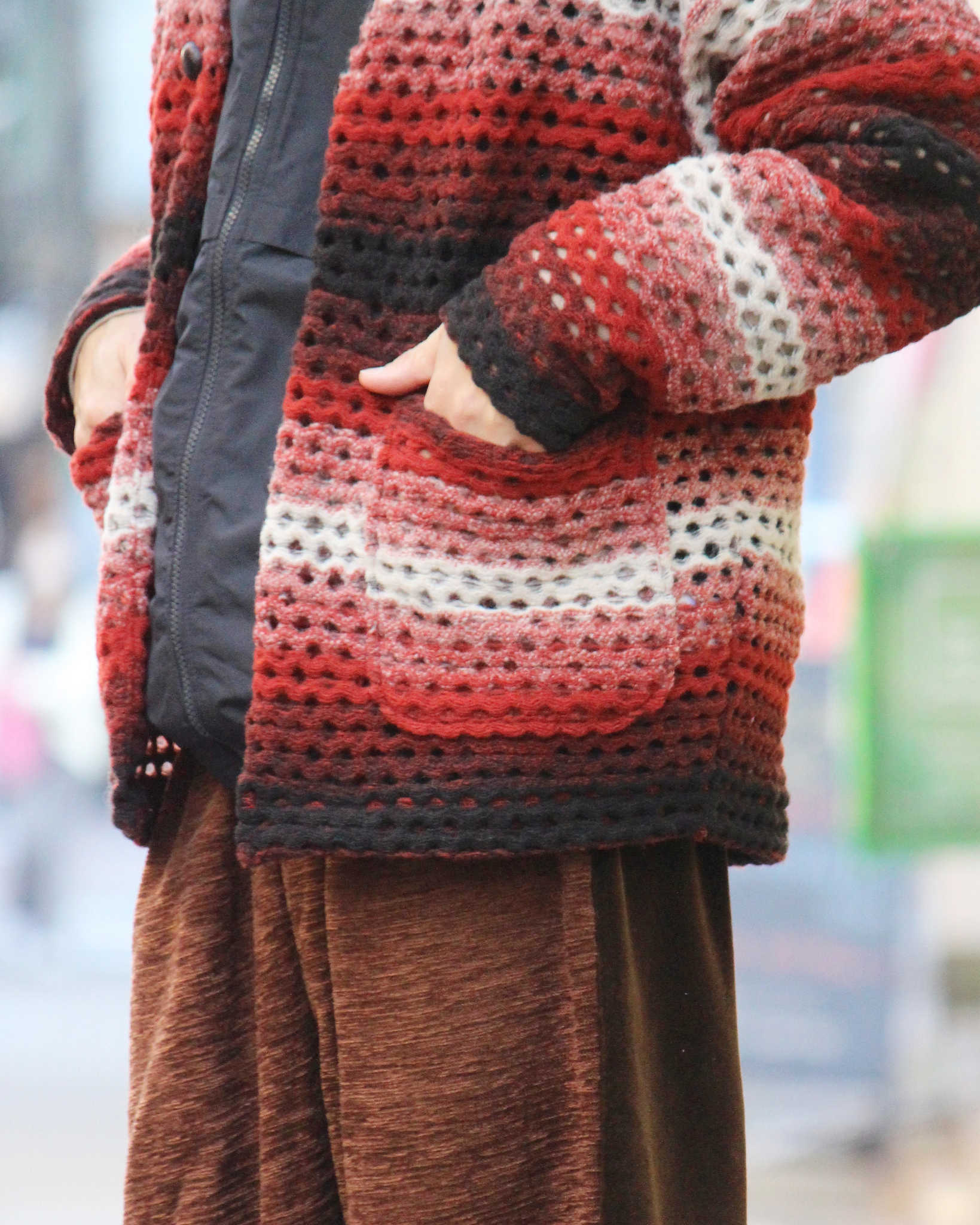 Nasngwam. ナスングワム / ZIGGY CARDIGAN ジギーカーディガン (BURGUNDY バーガンディー)