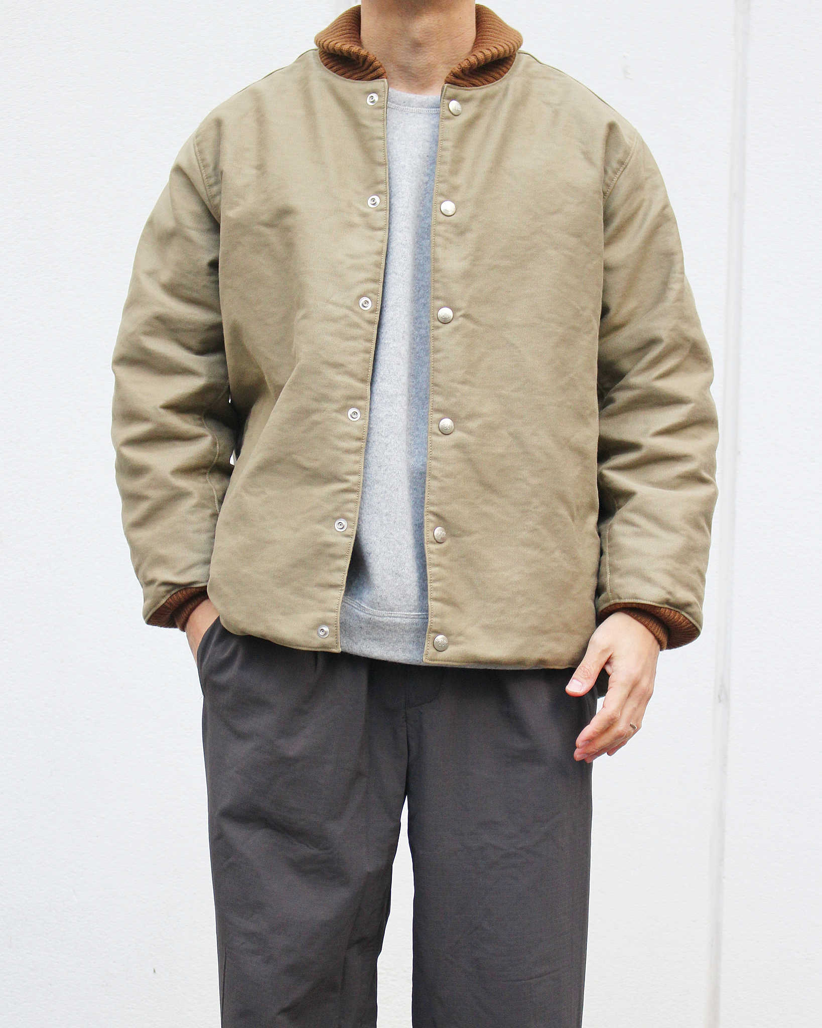 necessary or unnecessary ネセサリーオアアンネセサリー N.O.UNナウン / SEARS-1B シアーズワンビー (KHAKI カーキ)