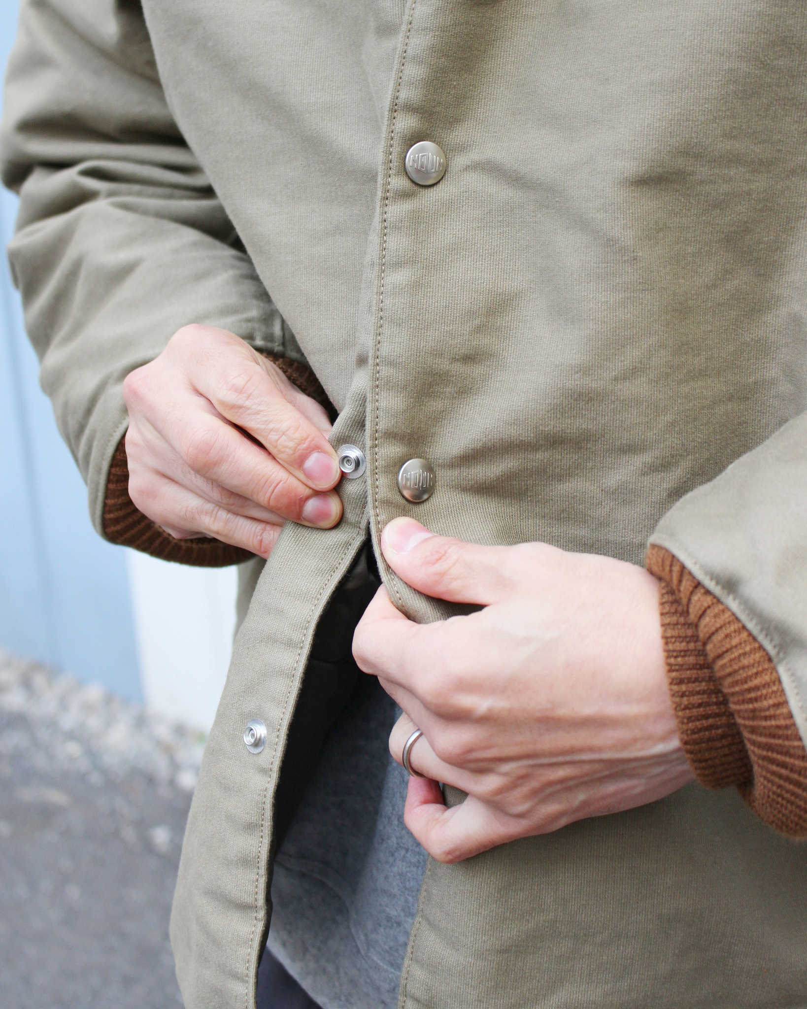 necessary or unnecessary ネセサリーオアアンネセサリー N.O.UNナウン / SEARS-1B シアーズワンビー (KHAKI カーキ)