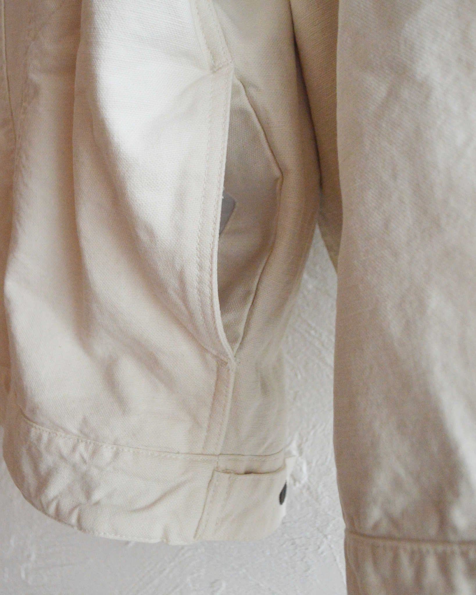 IMPRESTORE インプレストア / Niki | Denim boa jacket デニムボアジャケット (WHITE DENIM ホワイトデニム)