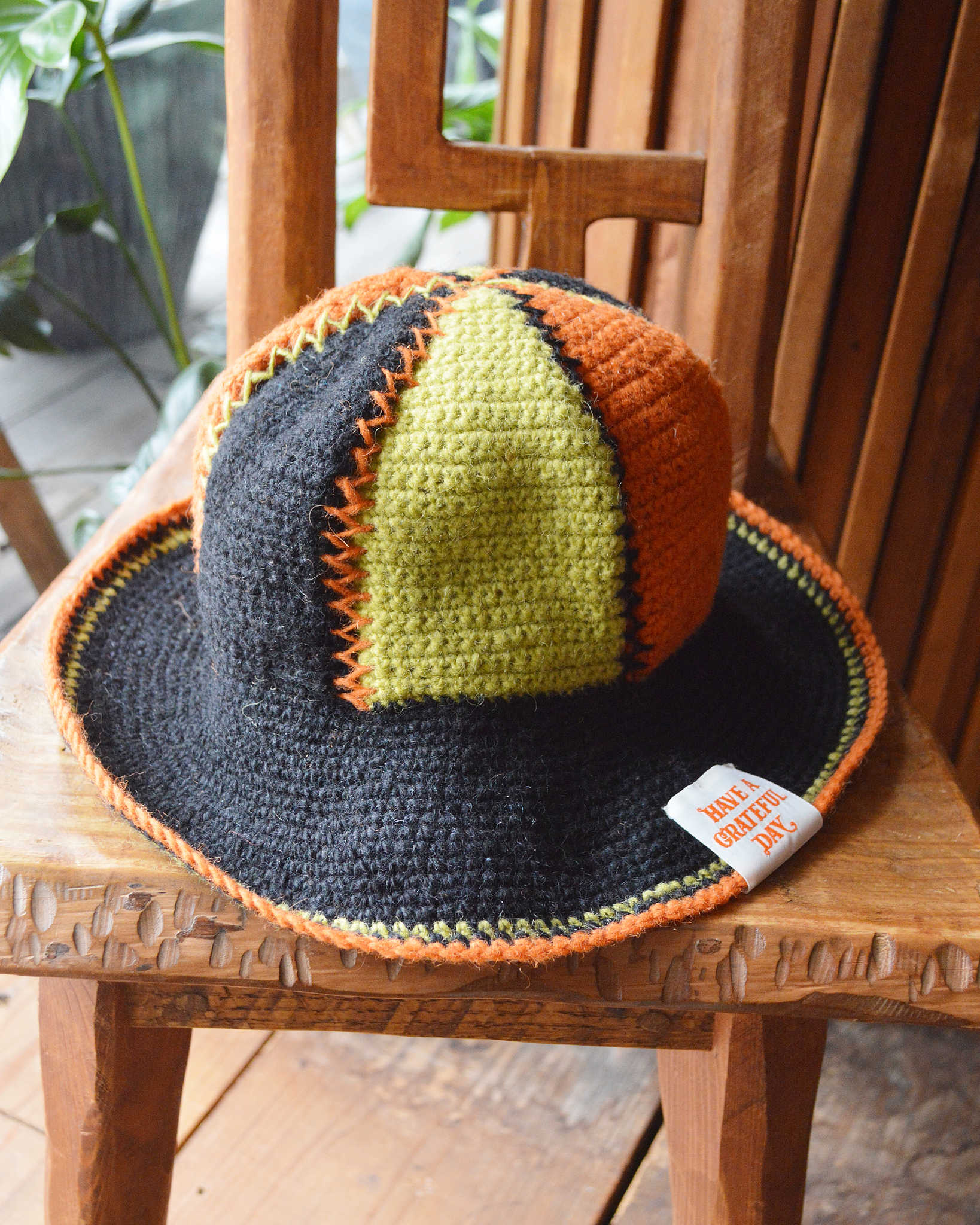 HAVE A GRATEFUL DAY ハブアグレイトフルデイ / CROCHET HAT クロシェハット