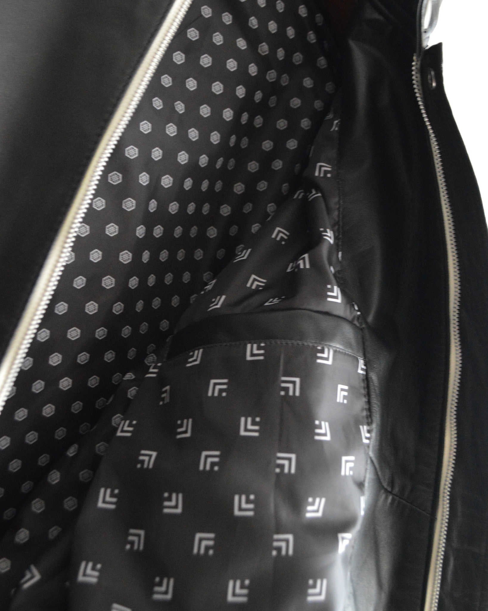 Nasngwam. ナスングワム / ATTRACT LEATHER JACKET アトラクトレザージャケット Lsize (BLACK ブラック)