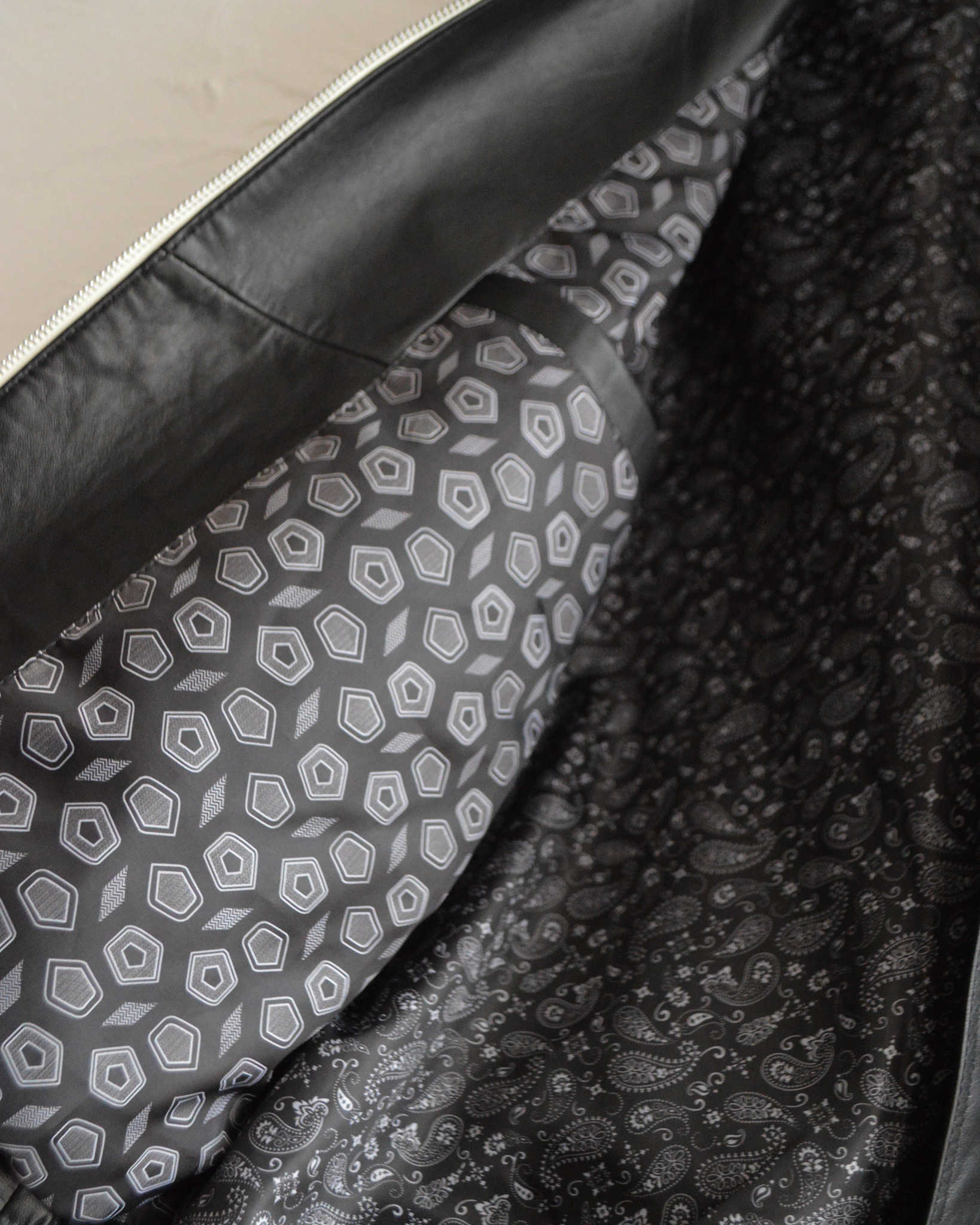 Nasngwam. ナスングワム / ATTRACT LEATHER JACKET アトラクトレザージャケット Msize (BLACK ブラック)