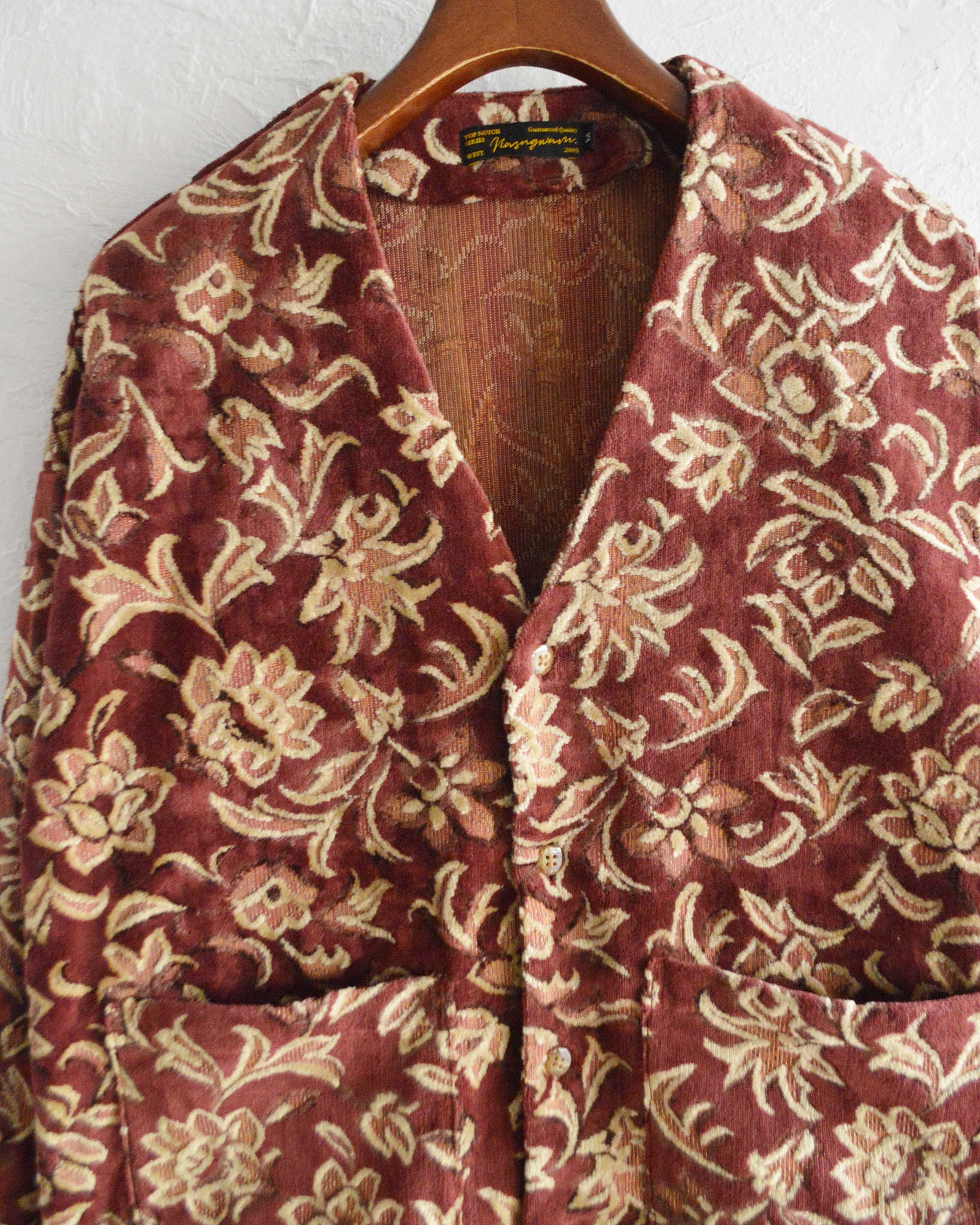 Nasngwam. ナスングワム / CREEPER JACKET クリーパージャケット (BURGUNDY バーガンディー)