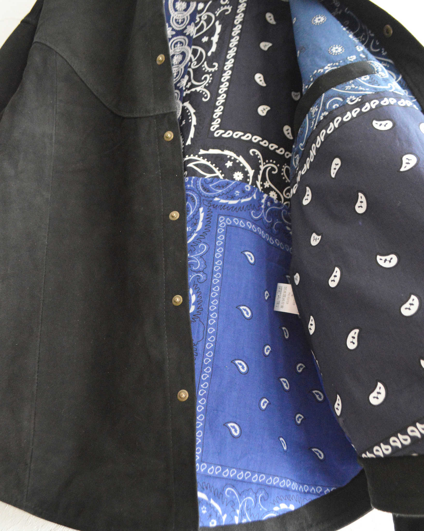 Nasngwam. ナスングワム / BRIGHT SUEDE SHIRTS ブライトスエードシャツ Msize (BLACK ブラック)