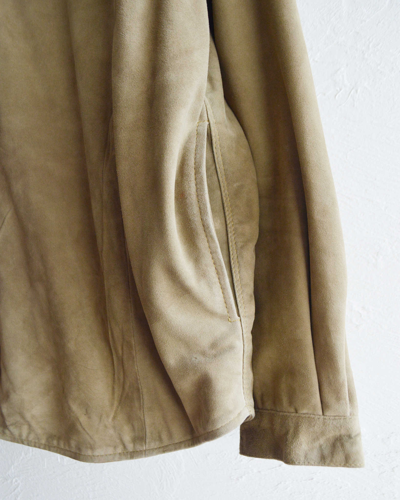 Nasngwam. ナスングワム / BRIGHT SUEDE SHIRTS ブライトスエードシャツ Lsize (BEIGE ベージュ)