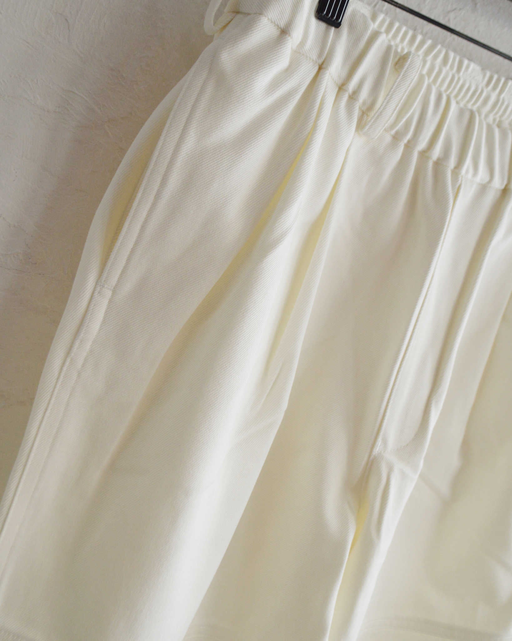 LAMOND ラモンド / FULLER CHINO CROSS BOLD FIT PANTS フラーチノクロスボールドパンツ (WHITE ホワイト)