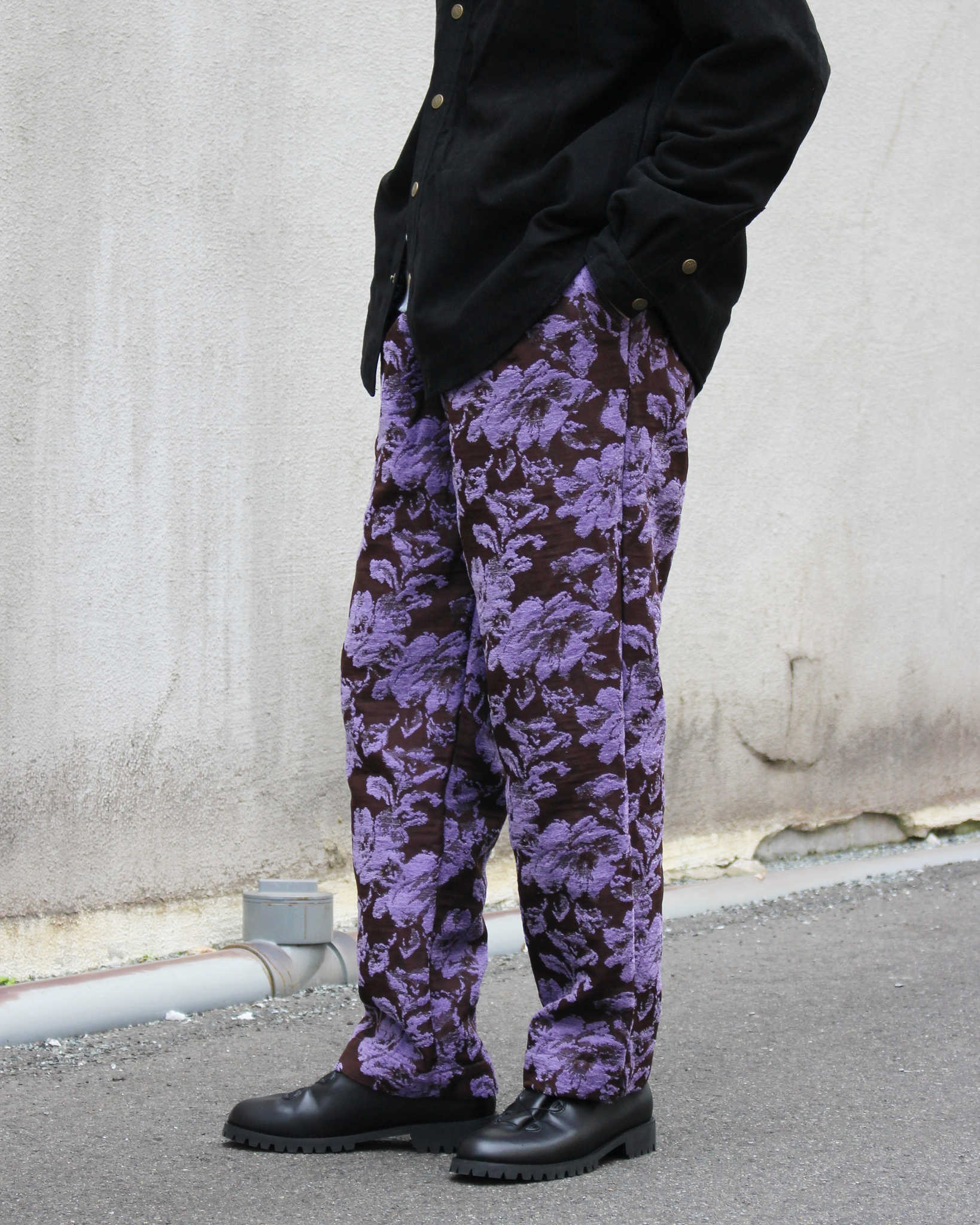 Nasngwam. ナスングワム / CHELSEA EASY PANTS チェルシーイージーパンツ (BROWN ブラウン)