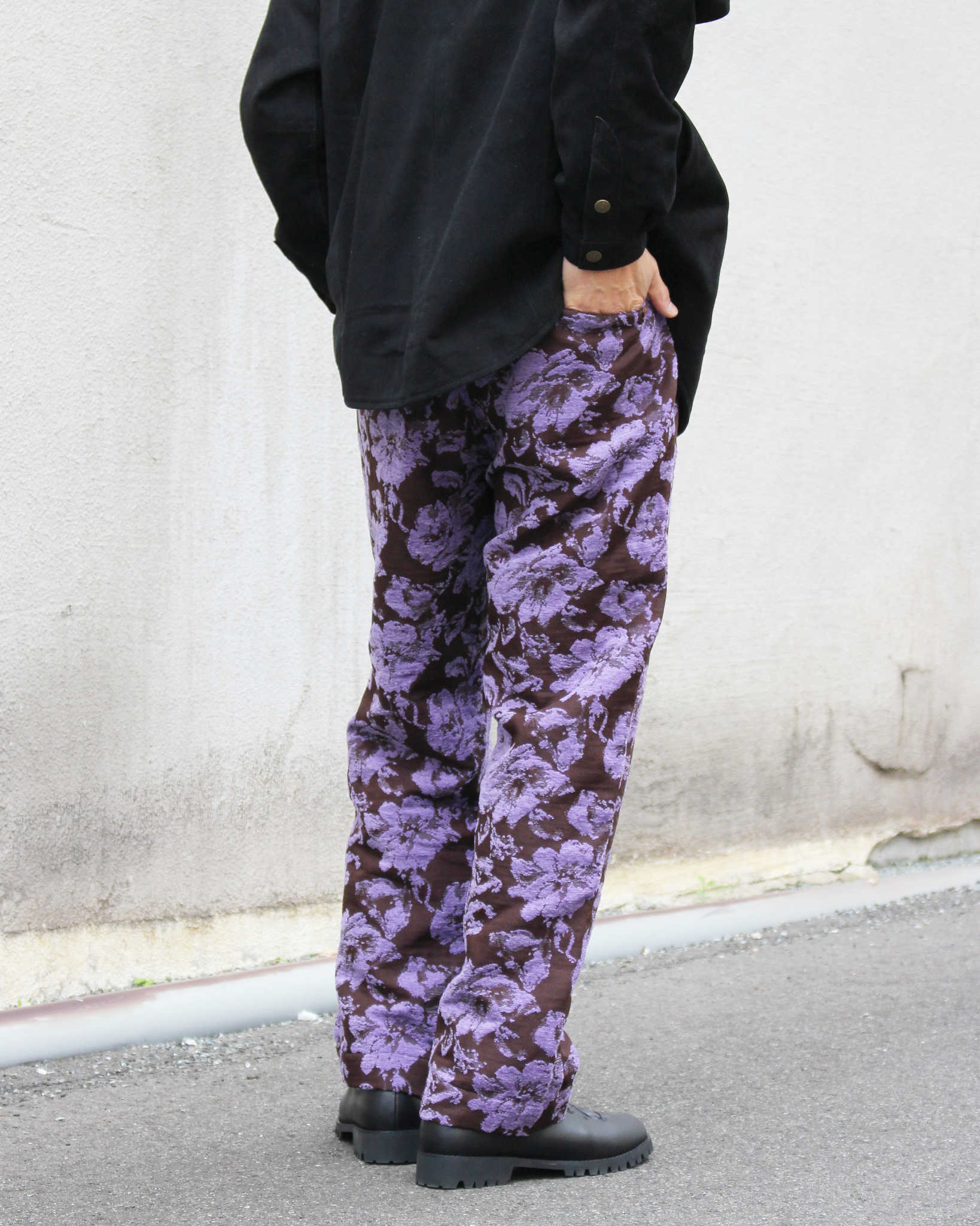 Nasngwam. ナスングワム / CHELSEA EASY PANTS チェルシーイージーパンツ (BROWN ブラウン)