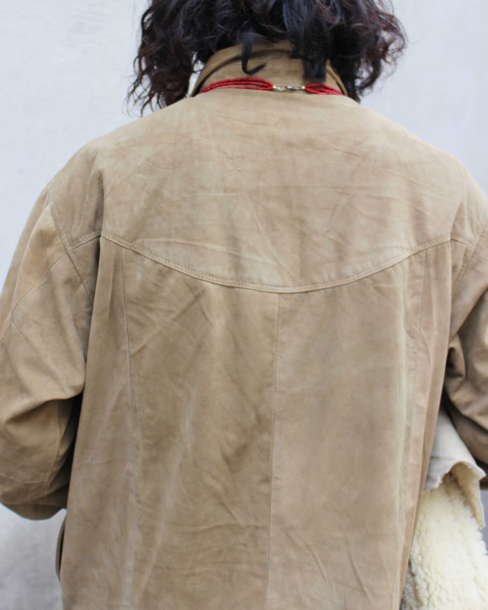 Nasngwam. ナスングワム / BRIGHT SUEDE SHIRTS ブライトスエードシャツ Msize (BEIGE ベージュ)