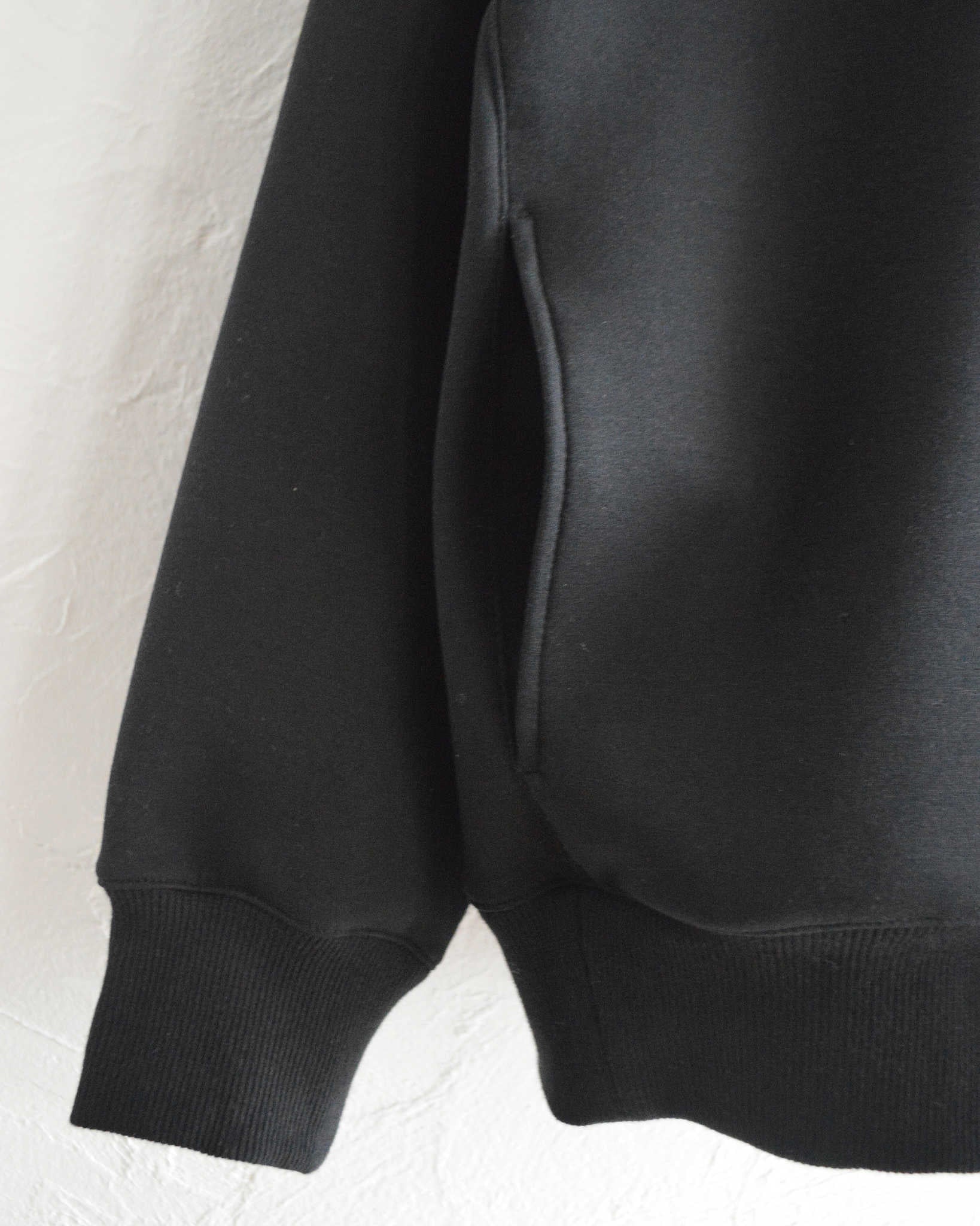 LAMOND ラモンド / DOUBLE AIR KNIT POLO SHIRTS ダブルエアニットポロシャツ (BLACK ブラック)