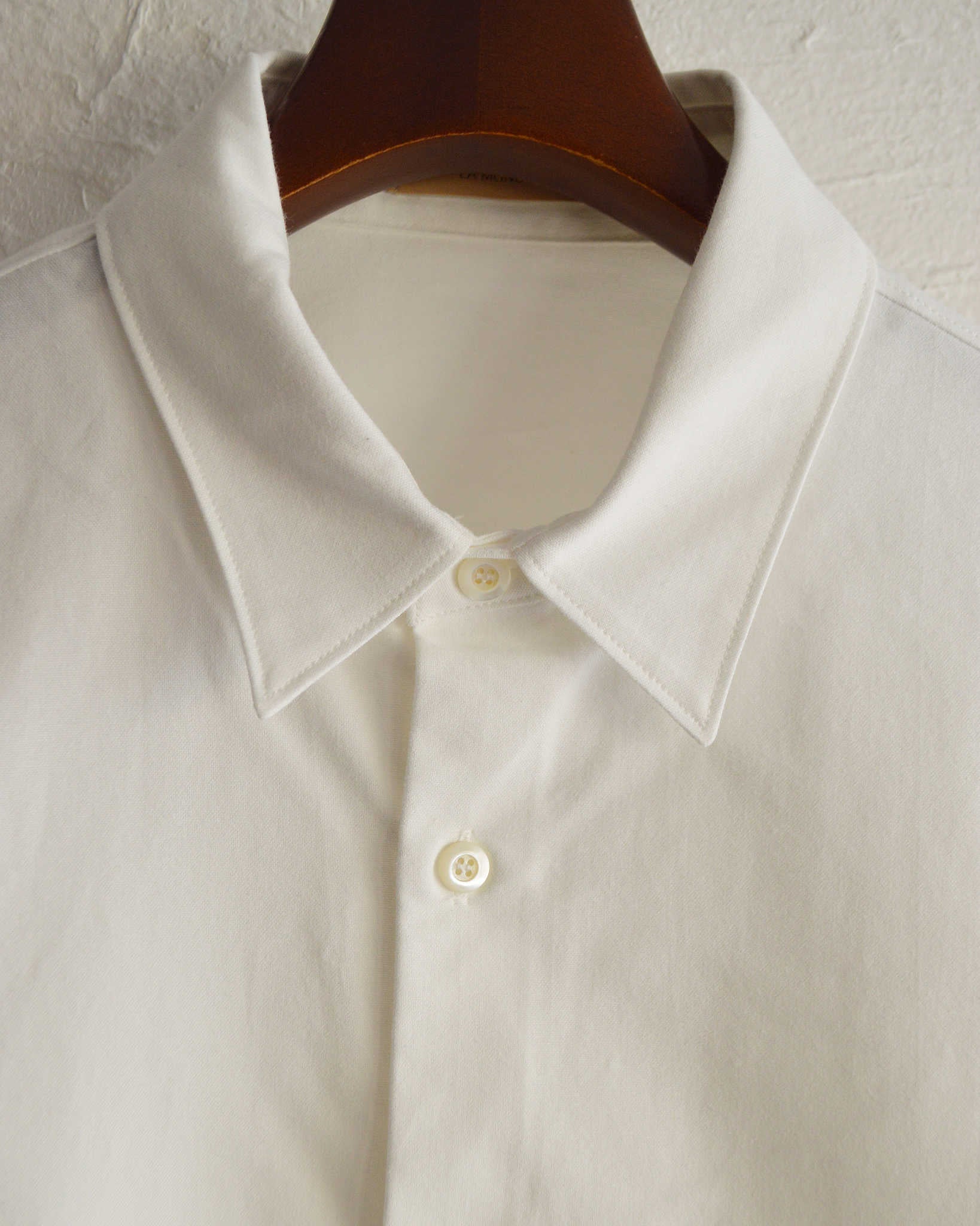 LAMOND ラモンド /PREMIUM HEAVY OX SHIRTS プレミアムヘビーオックスシャツ (WHITE ホワイト)