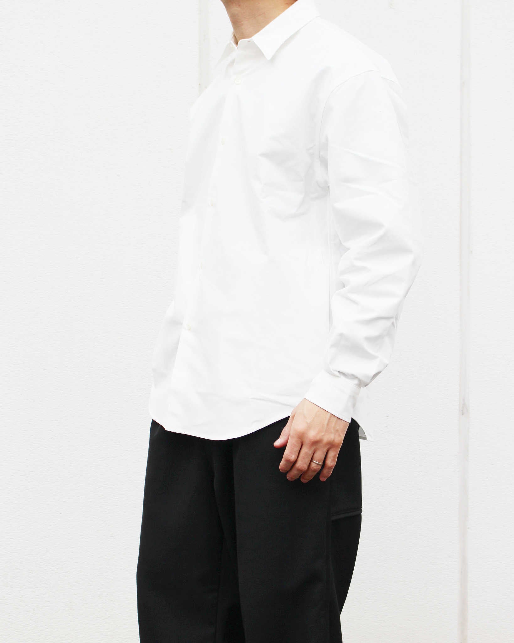 LAMOND ラモンド /PREMIUM HEAVY OX SHIRTS プレミアムヘビーオックスシャツ (WHITE ホワイト)