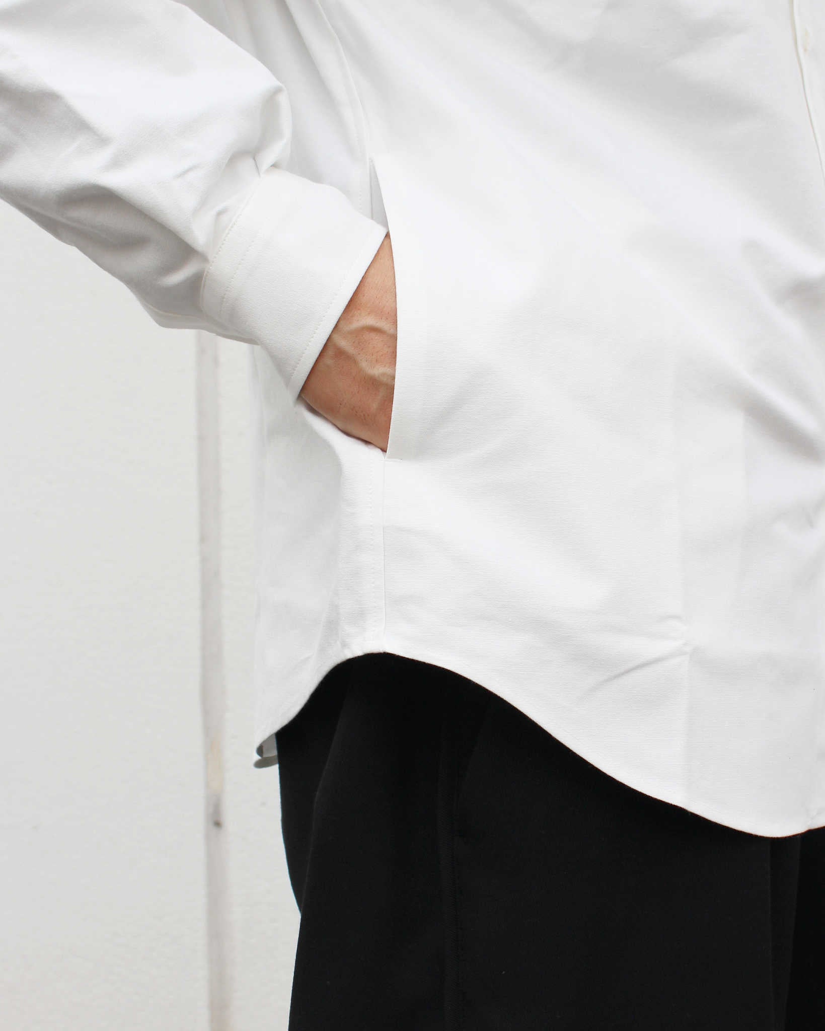 LAMOND ラモンド /PREMIUM HEAVY OX SHIRTS プレミアムヘビーオックスシャツ (WHITE ホワイト)
