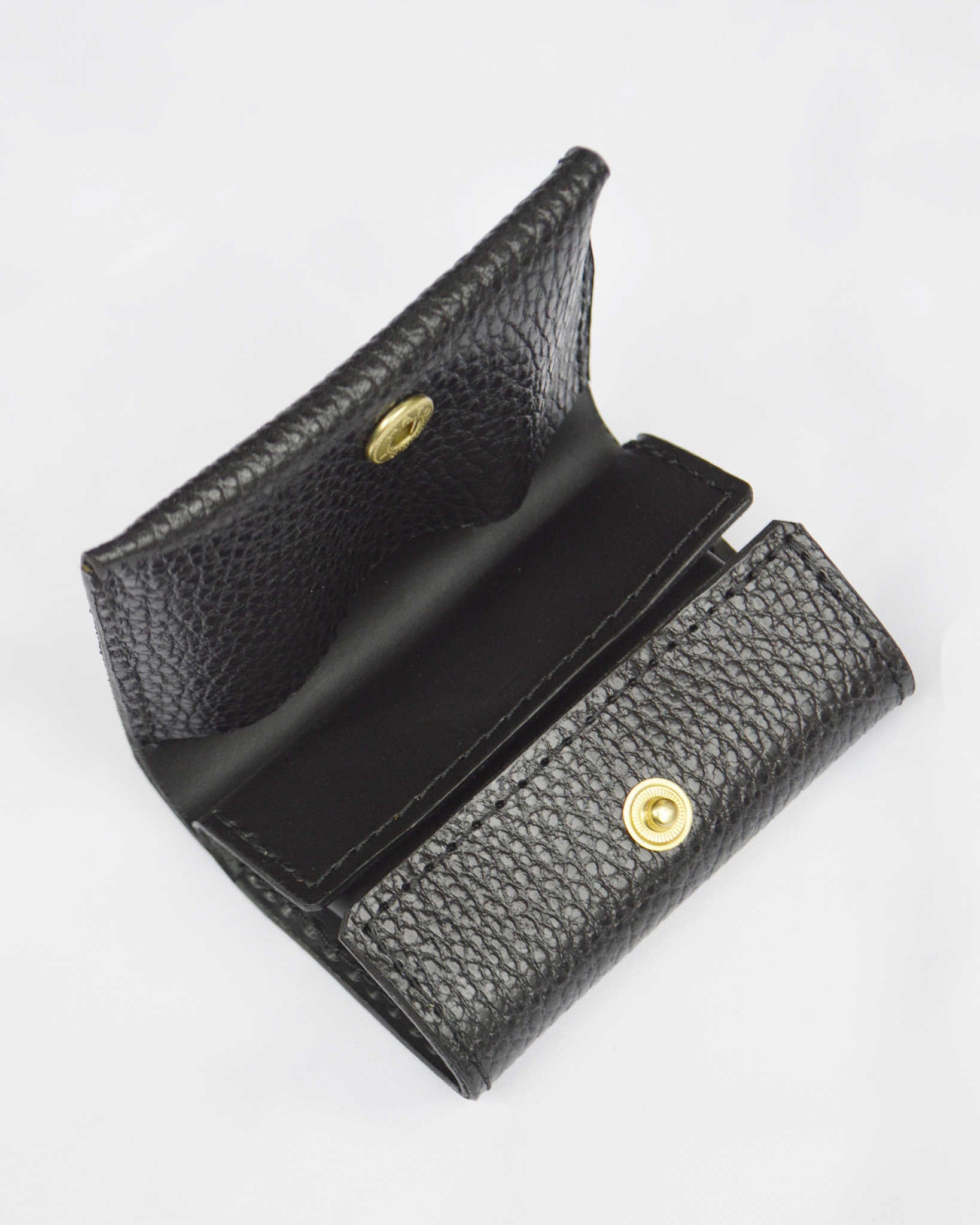 saranam サラナン / トリニティーミニサイフ (Dollaro BLACK ドラーロブラック)